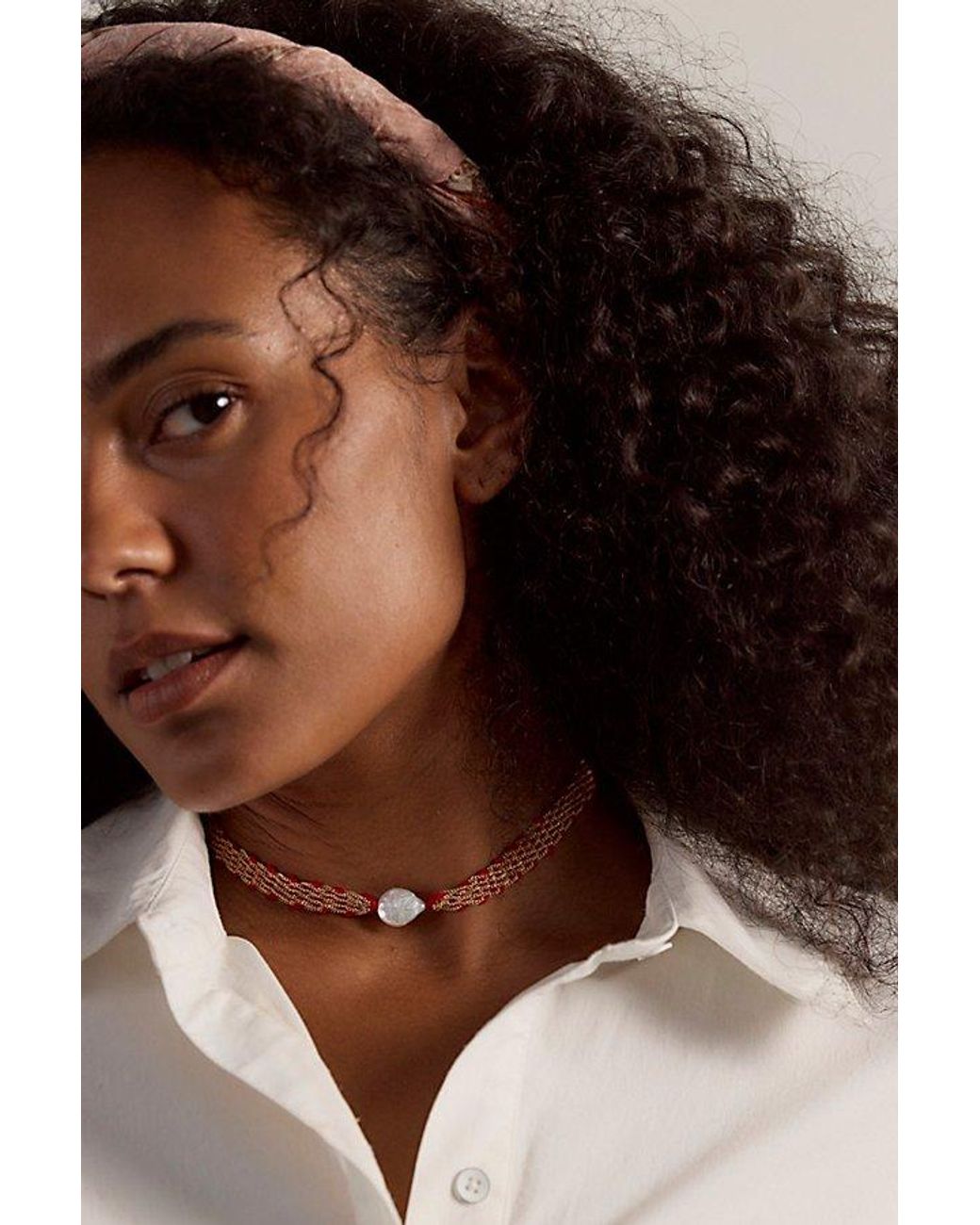 Ariana Ost Brown Kleio Choker
