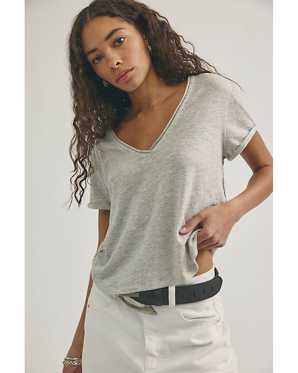 Free People Multicolor Take 2 Tee