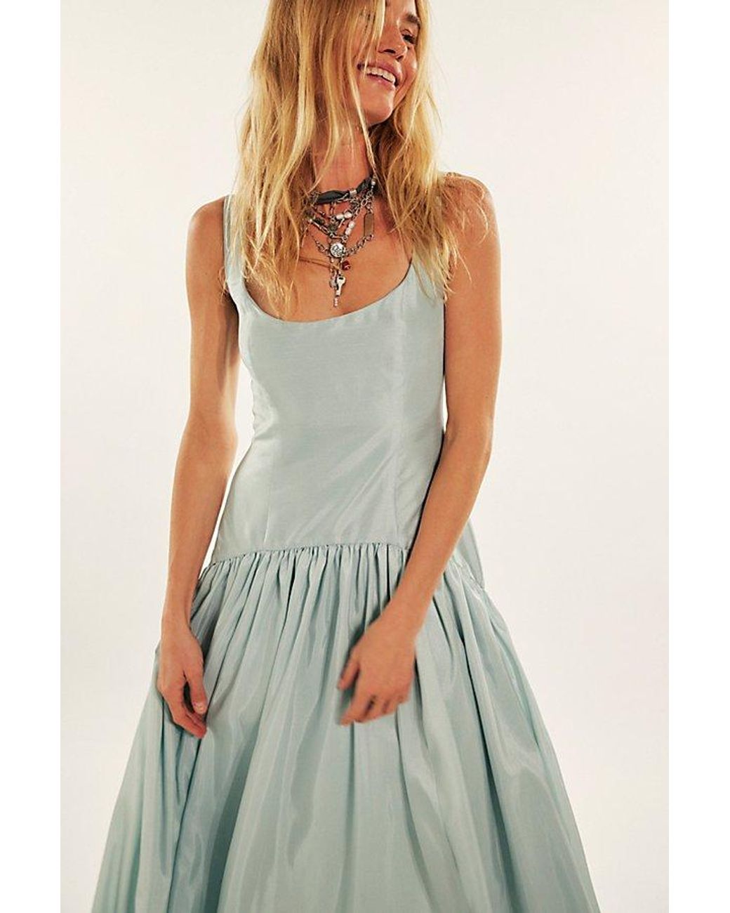 sachin and babi light blue dress Hutch The Ridge Dress in Brown main image 0