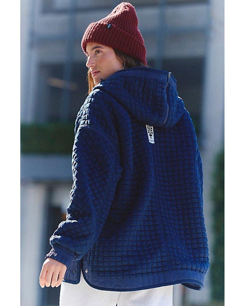 Fp Movement Blue Square Up Jacket