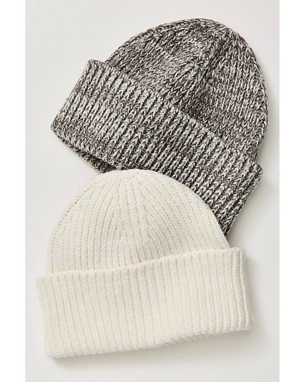 Free People Green So Marled Cotton Beanie