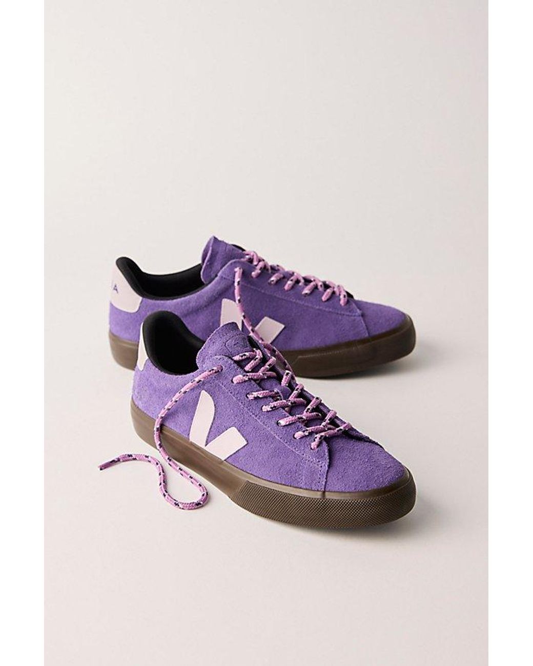 Veja Purple Campo Trainers Shoe