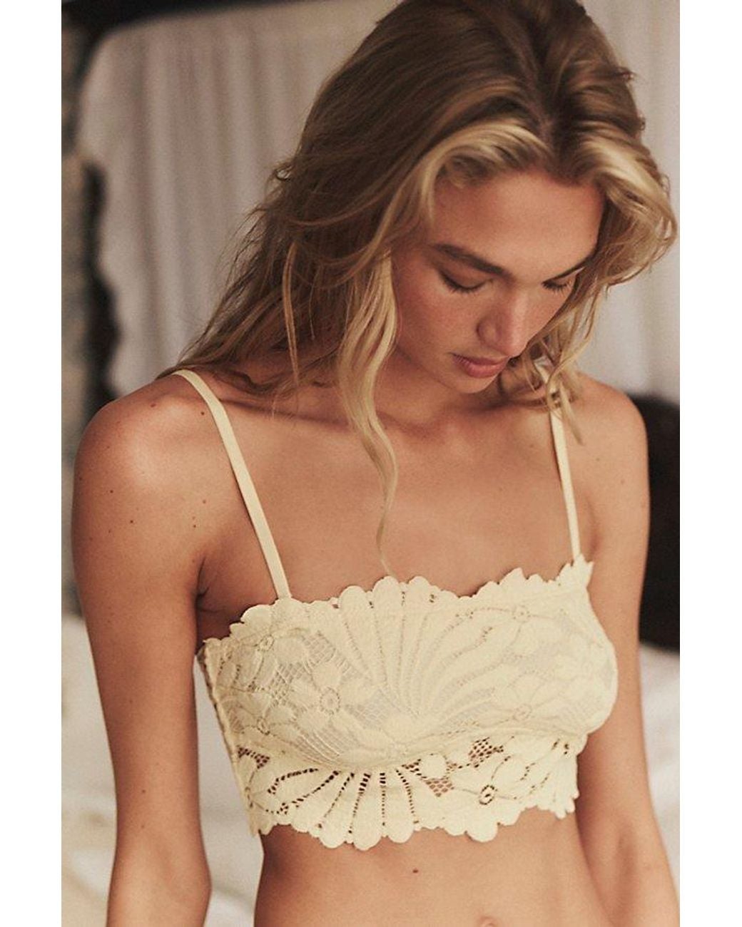 Intimately By Free People Brown Petal Party Bandeau By