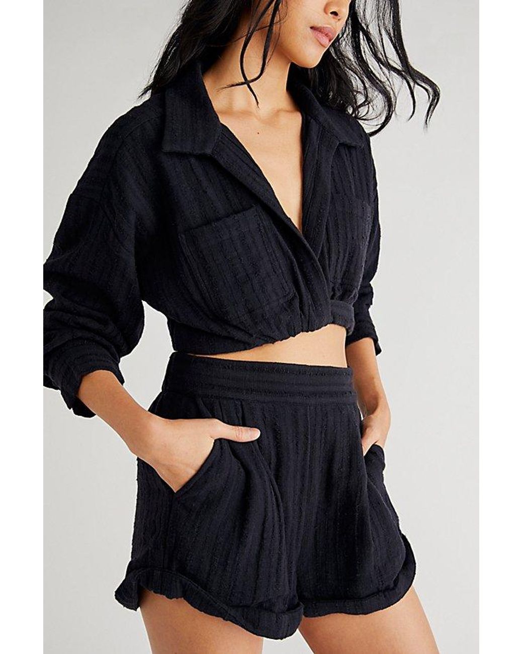 free-est Black Stay Cool Co-ord