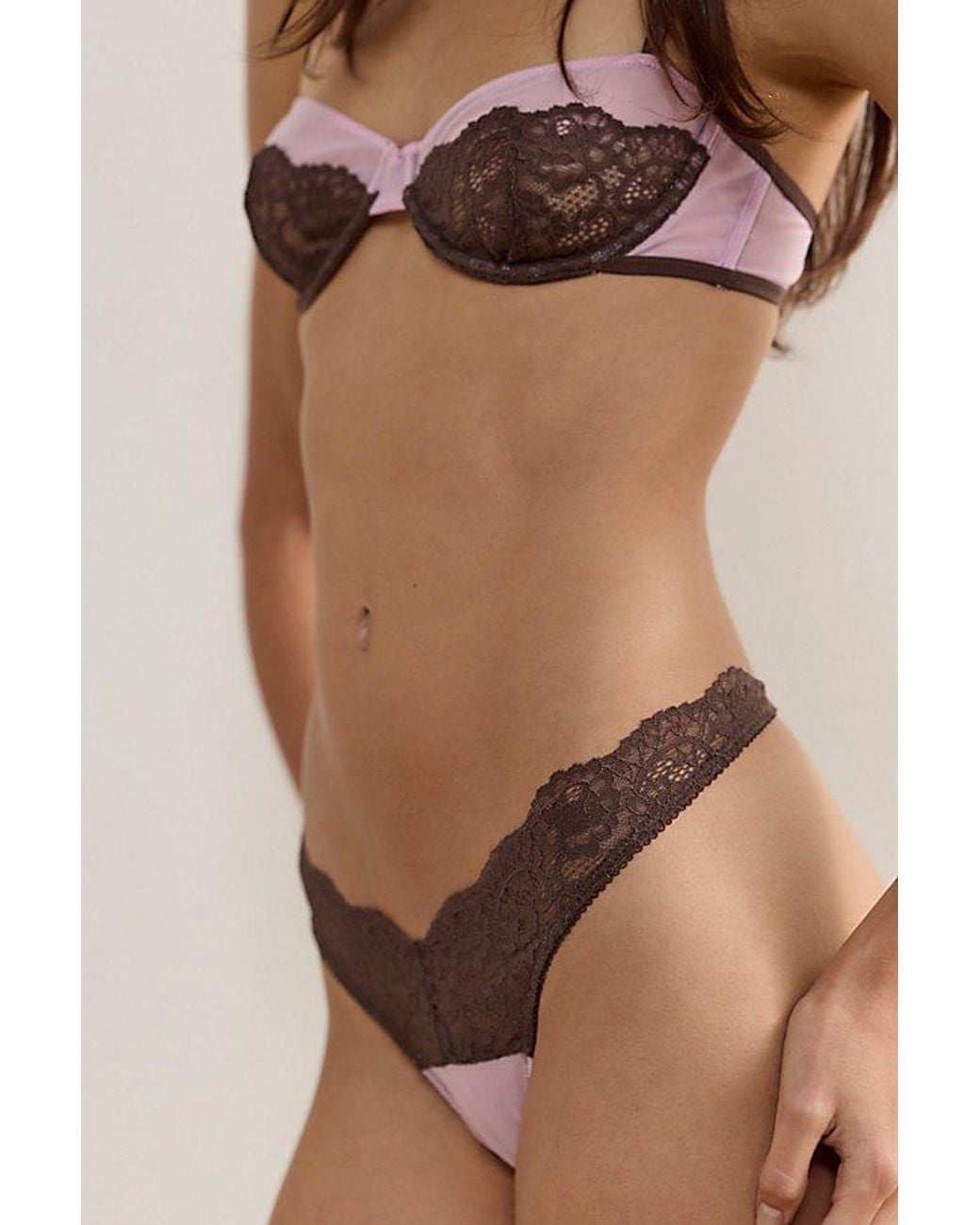Wild Lovers Brown Lulu Thong