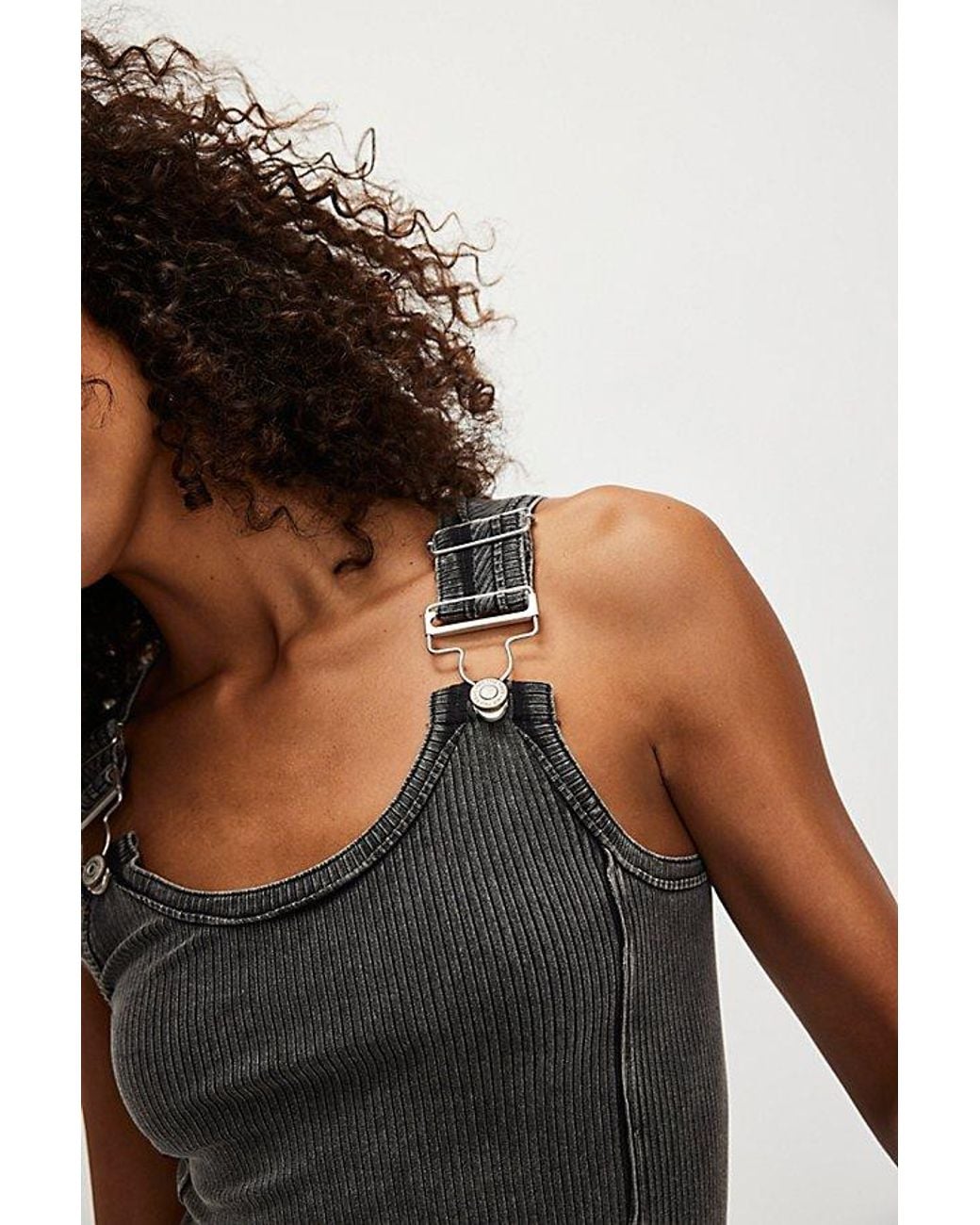 Free People Black Jamie Tank Top