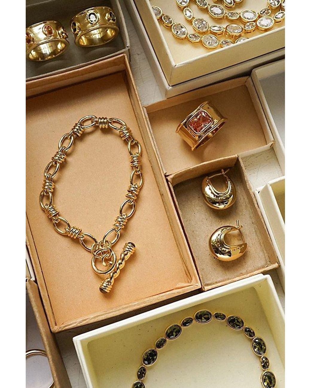 Daisy London Metallic X Free People Alice T-Bar Bracelet