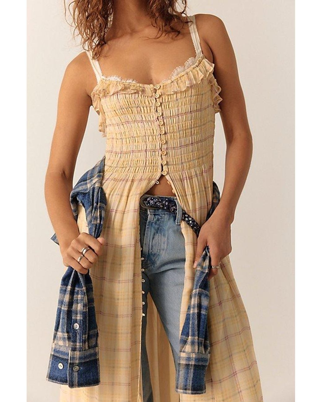 Free People Blue Lennox Maxi Dress