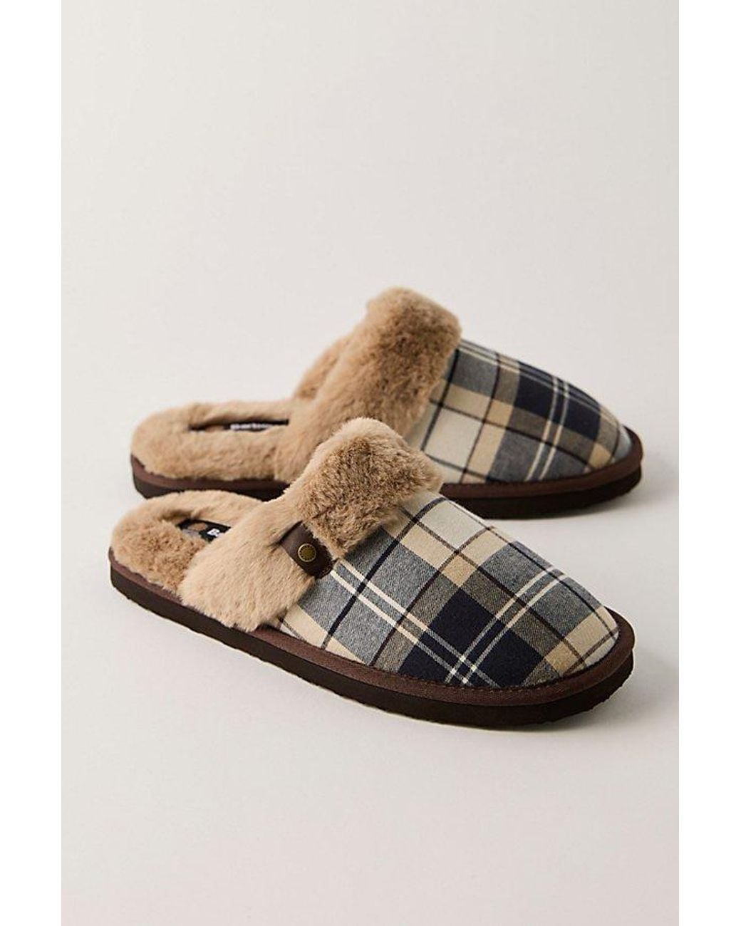 Barbour Multicolor Claudia Tartan Slippers