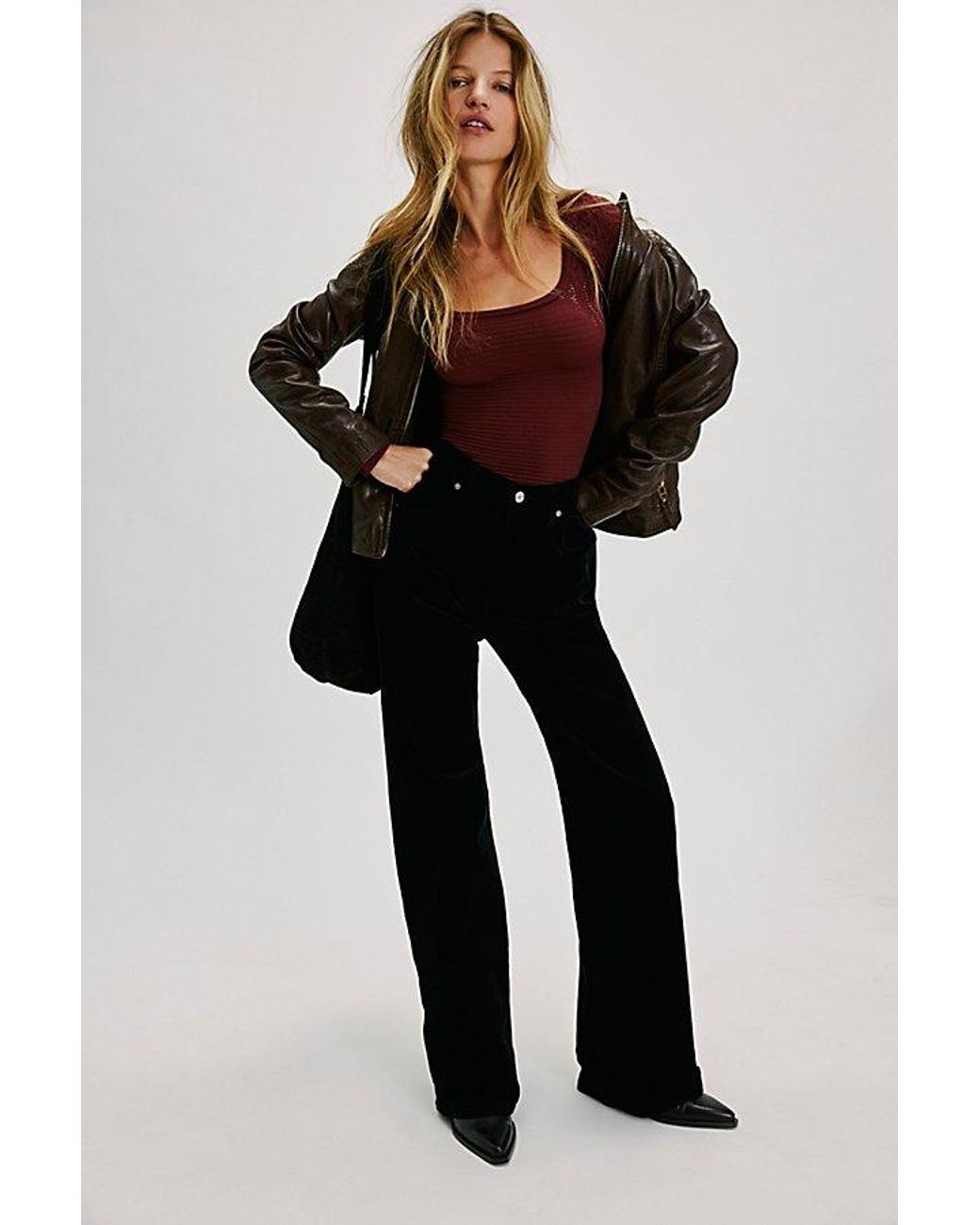 Intimately By Free People Red So Many Likes Long Sleeve