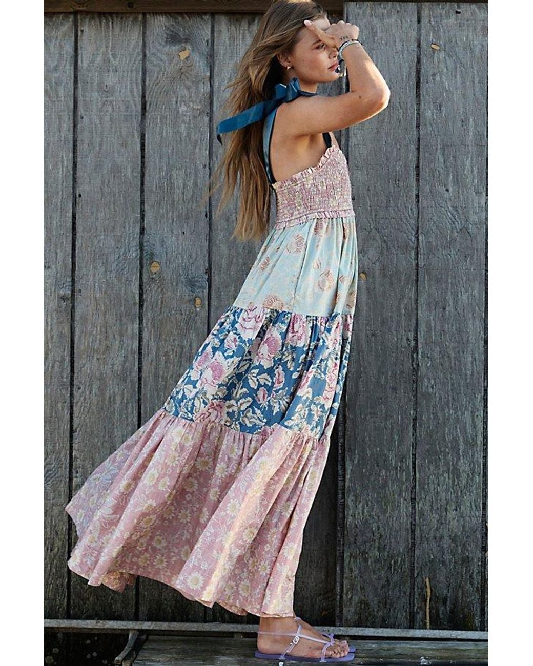 Free People Natural Bluebell Maxi