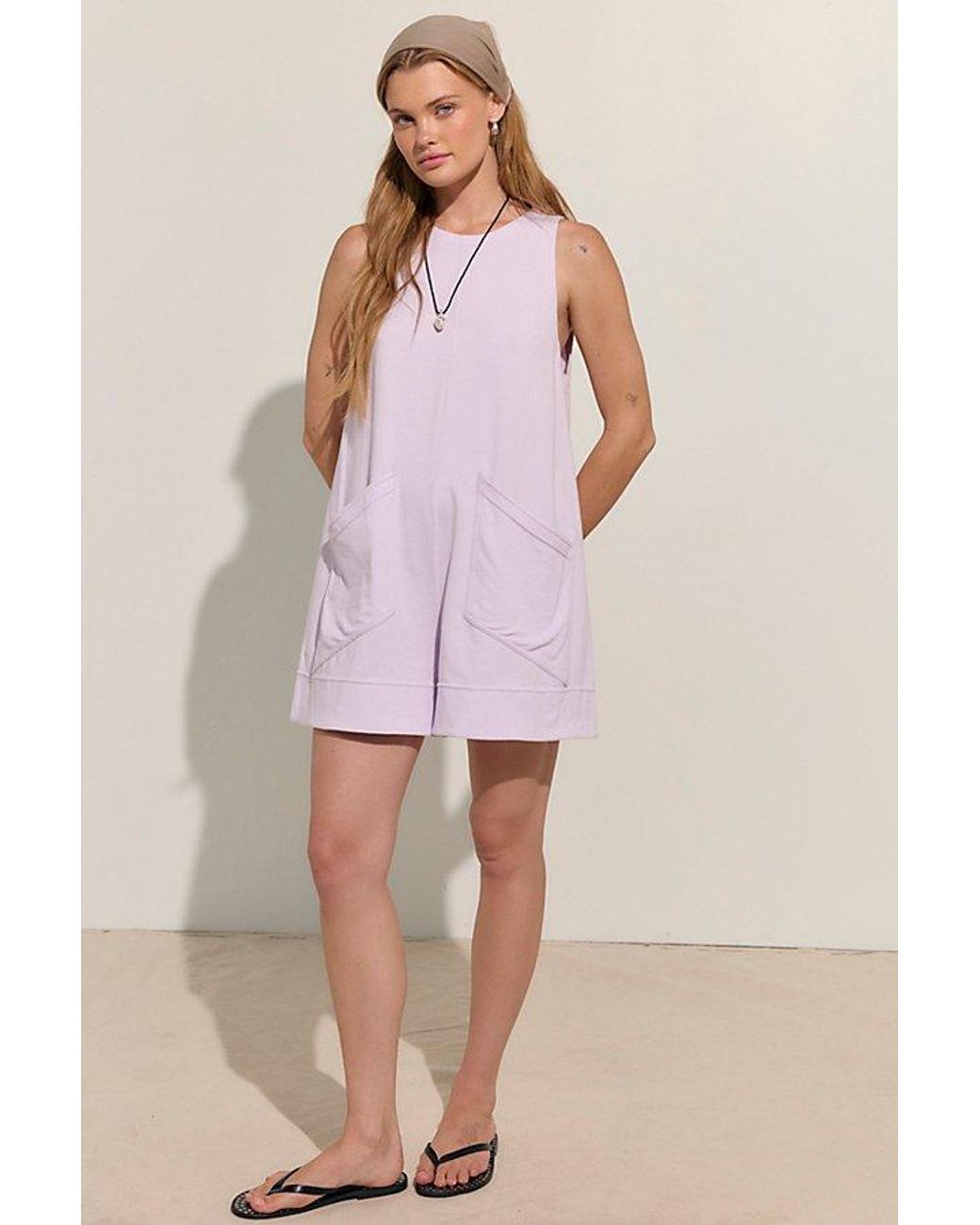 free-est Pink Elliot Playsuit By