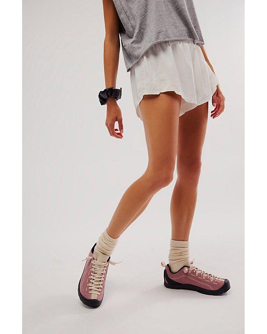 スニーカー Keen Jasper Suede Sneakers Nostalgia Rose Birch (W) KEEN Women's JASPER OG in Nostalgia Rose/Birch KEEN