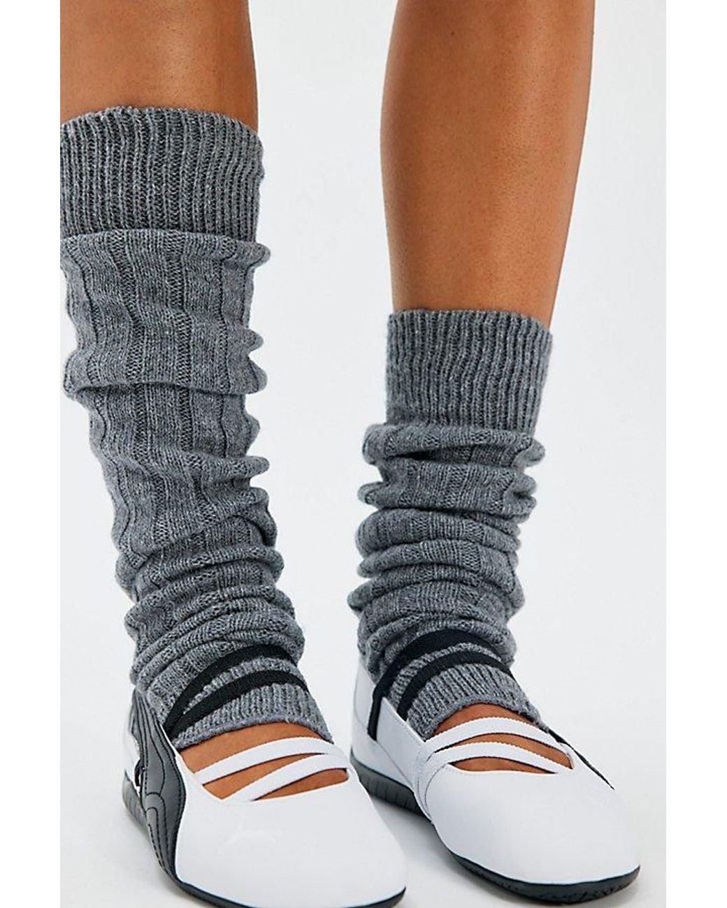 Free People White Hedi Convertible Leg/Arm Warmers