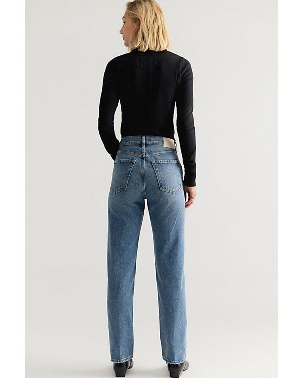 Citizens of Humanity Blue 90S French High Rise Straight Jeans