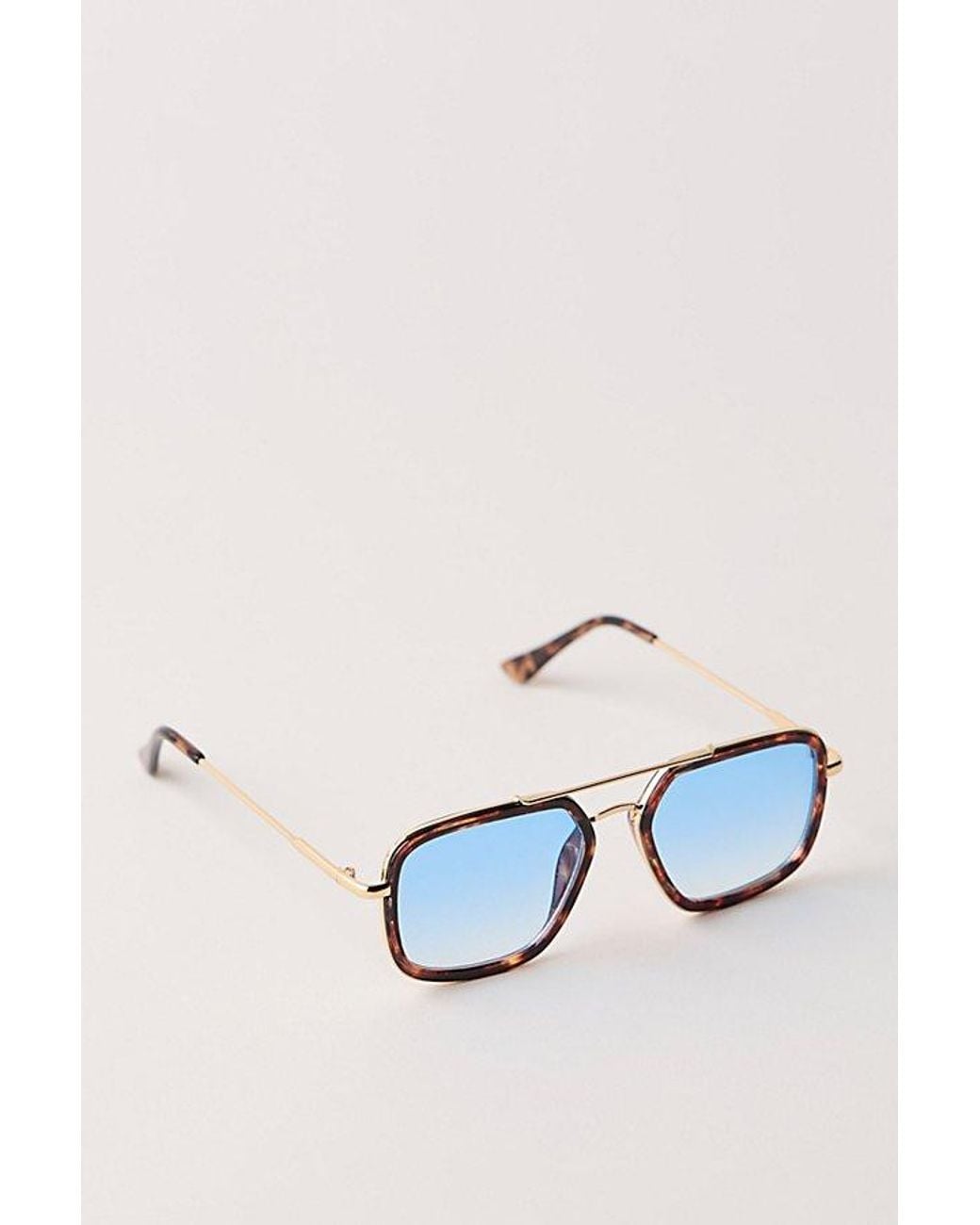 Free People Blue Luna Classic Tinted Aviator Sunglasses