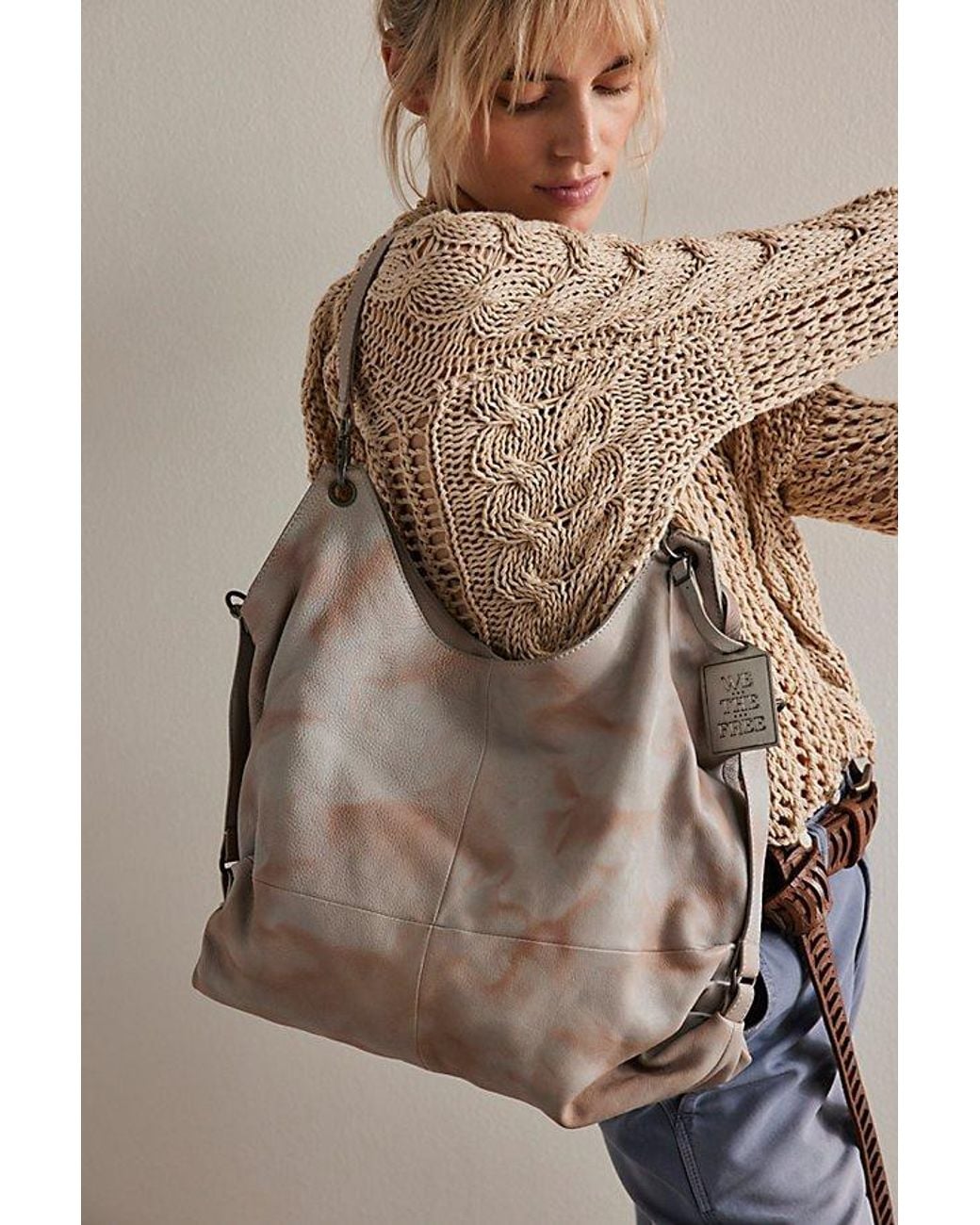 Free People Brown We The Free Sabine Slouchy Bag