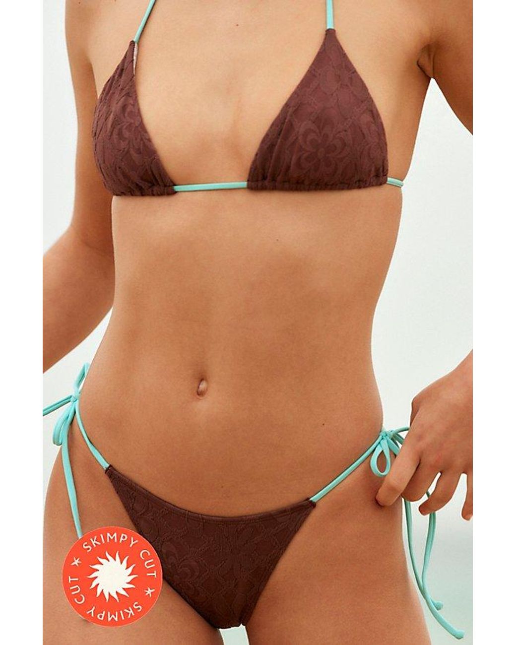 free-est Yellow Michelle Bikini Bottoms