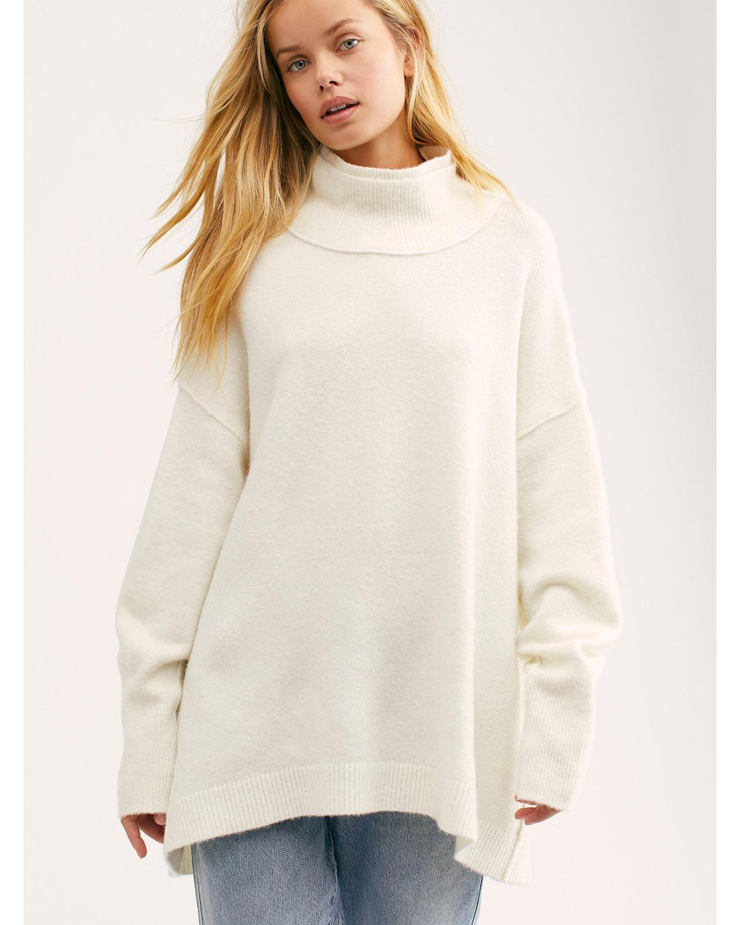 Free people clearance mock neck sweater
