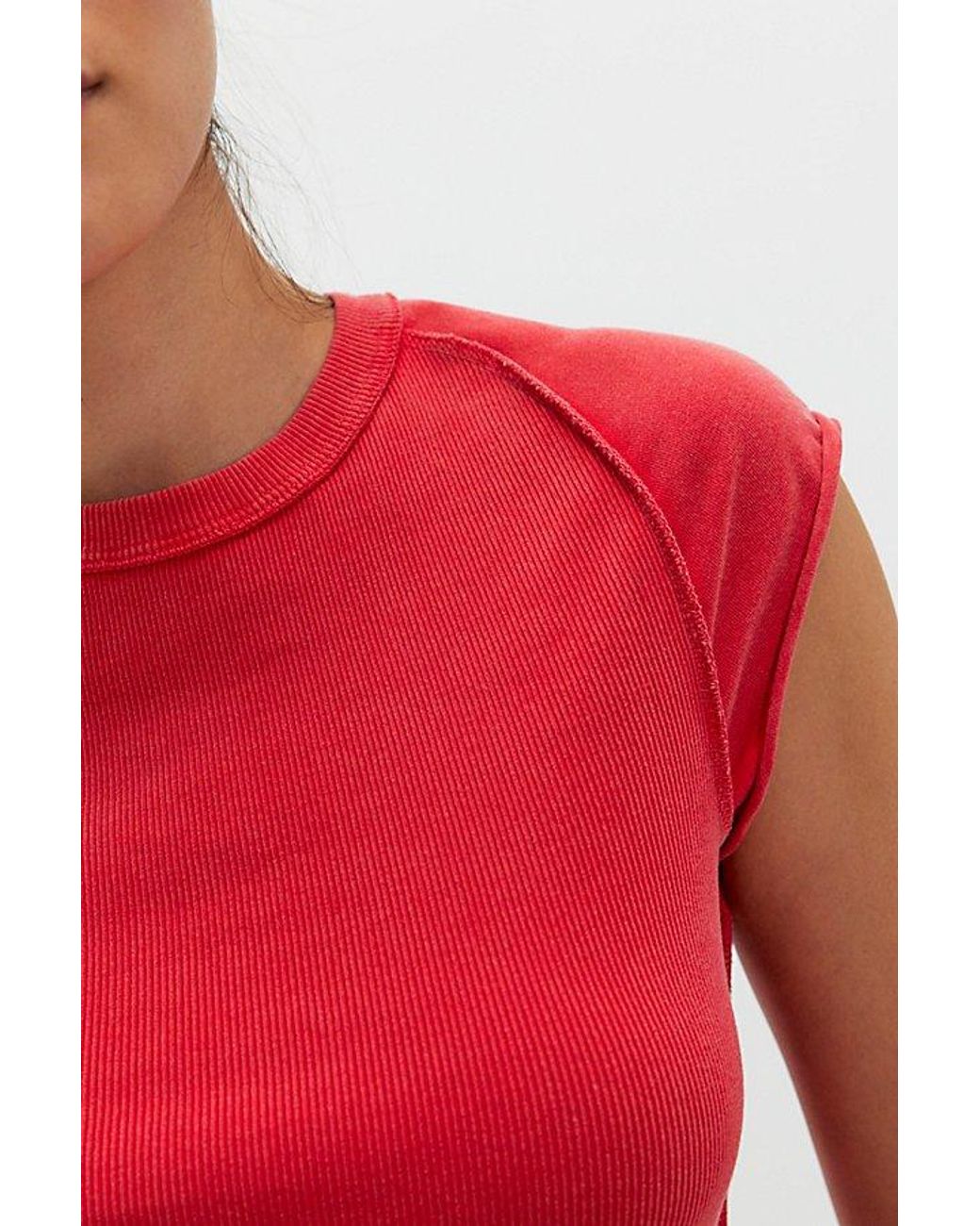 Free People Red Ever Had Tee