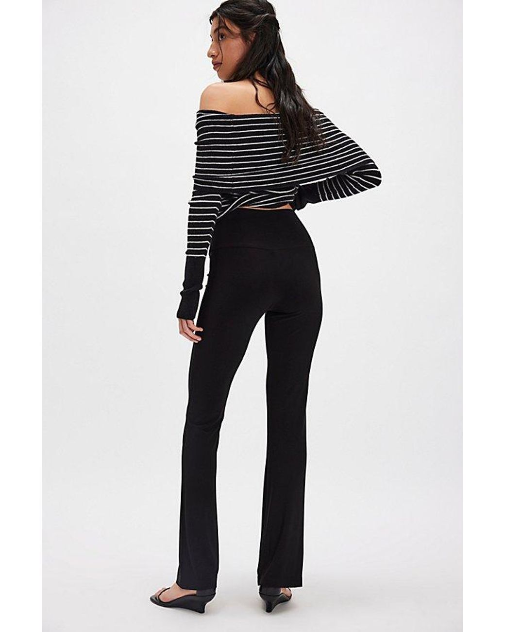 Norma Kamali Black Boot Pants
