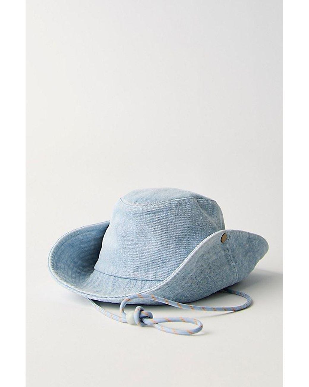 Free People Green Washed Convertible Bucket Hat