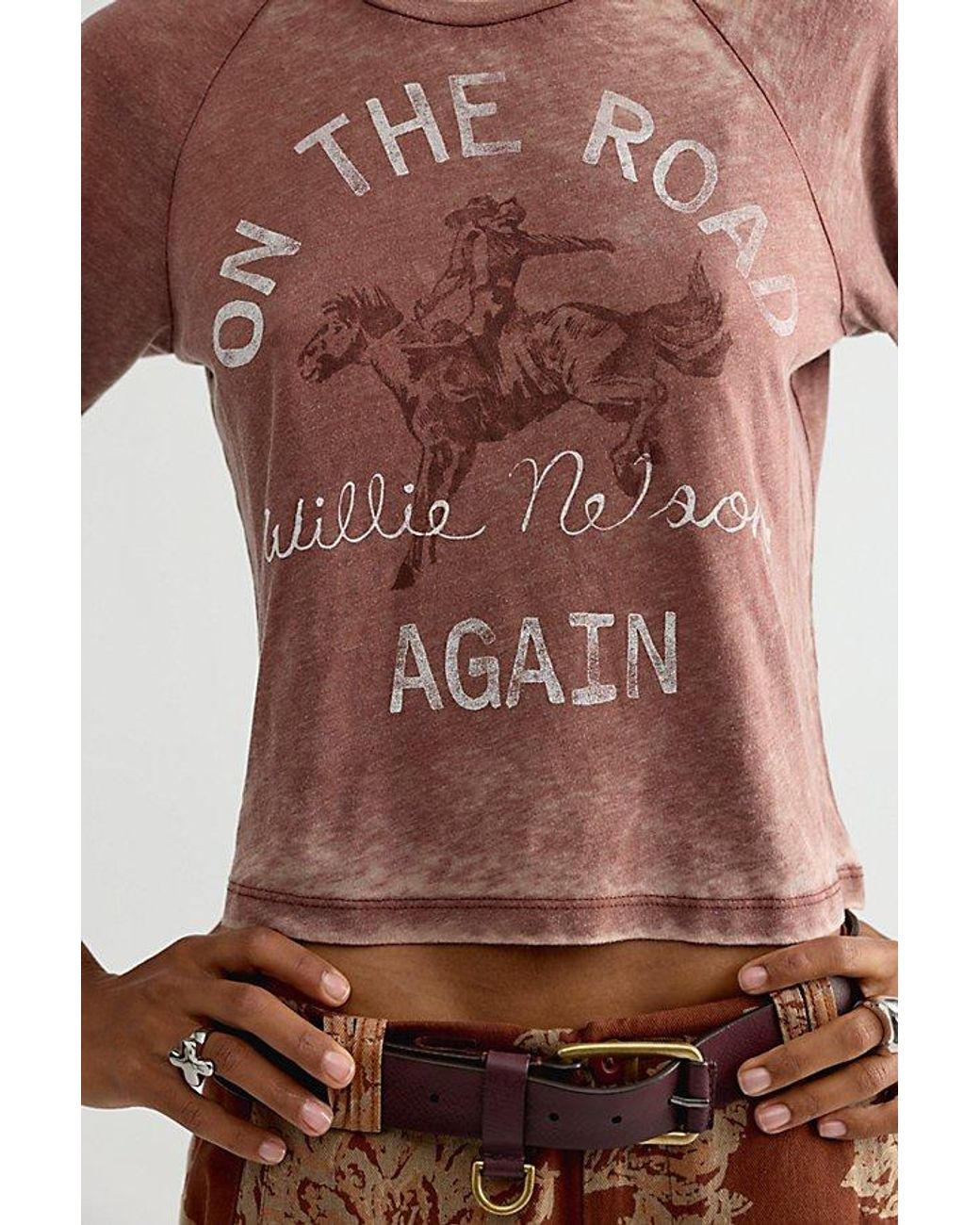 Daydreamer Brown On The Road Again Burnout Tee