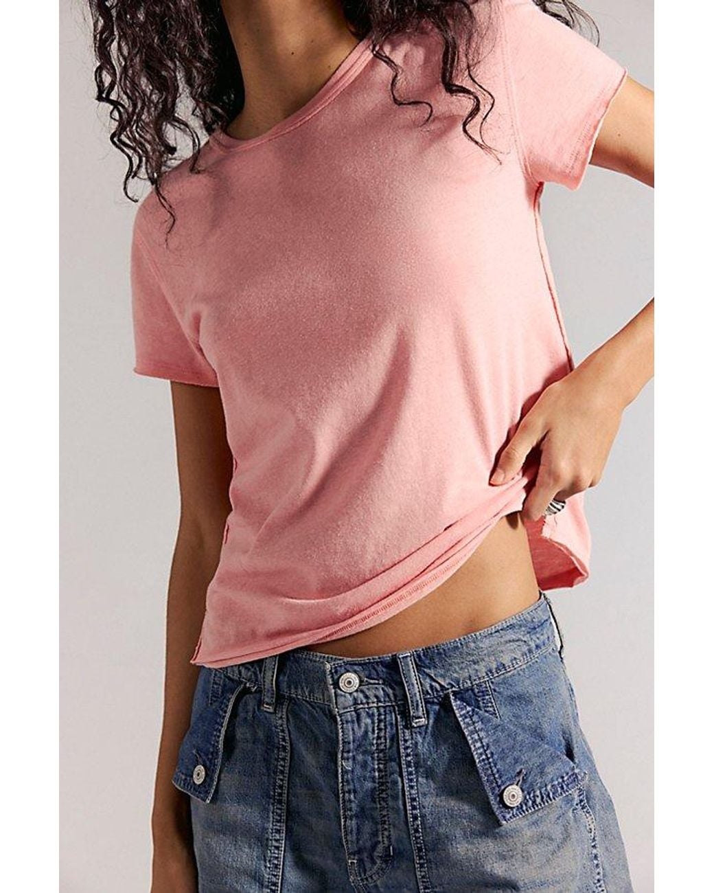 Free People Red Nova Tee