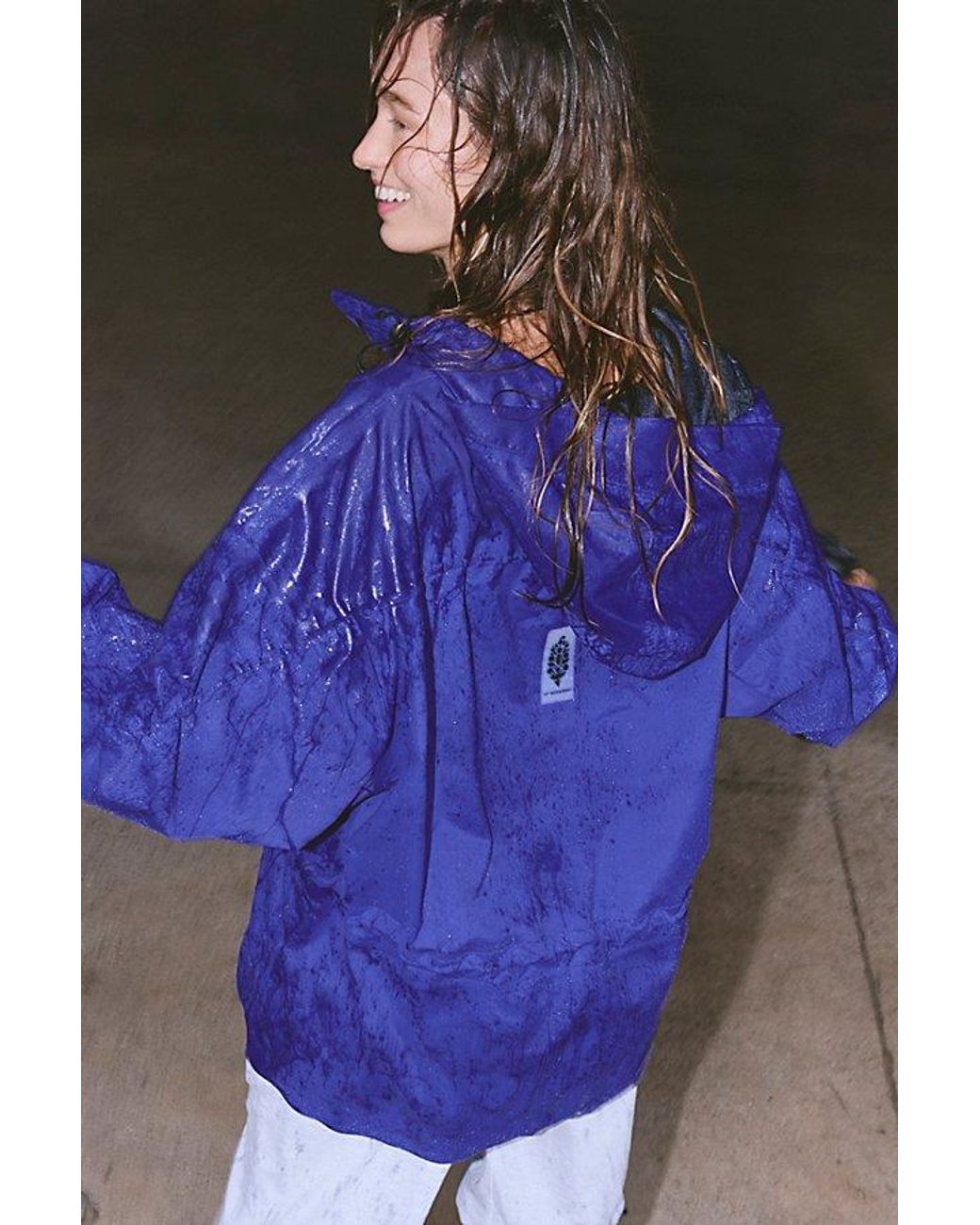 Fp Movement Purple Misty Mountain Waterproof Pullover