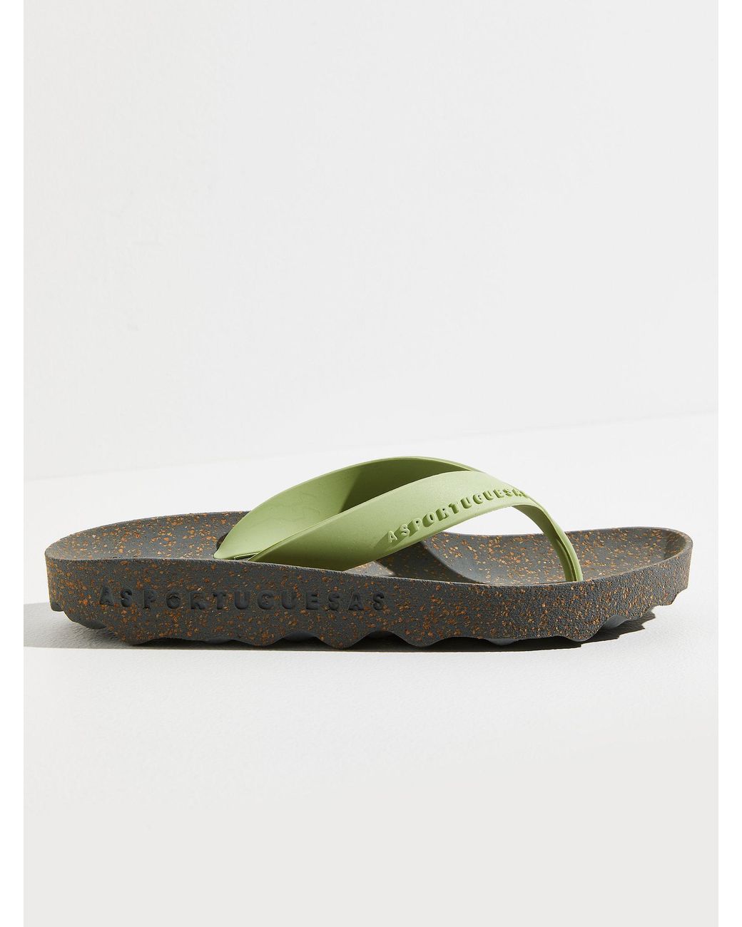 Free People Rubber Asportuguesas Feel Flip Flops in Grey / Mint (Gray) |  Lyst