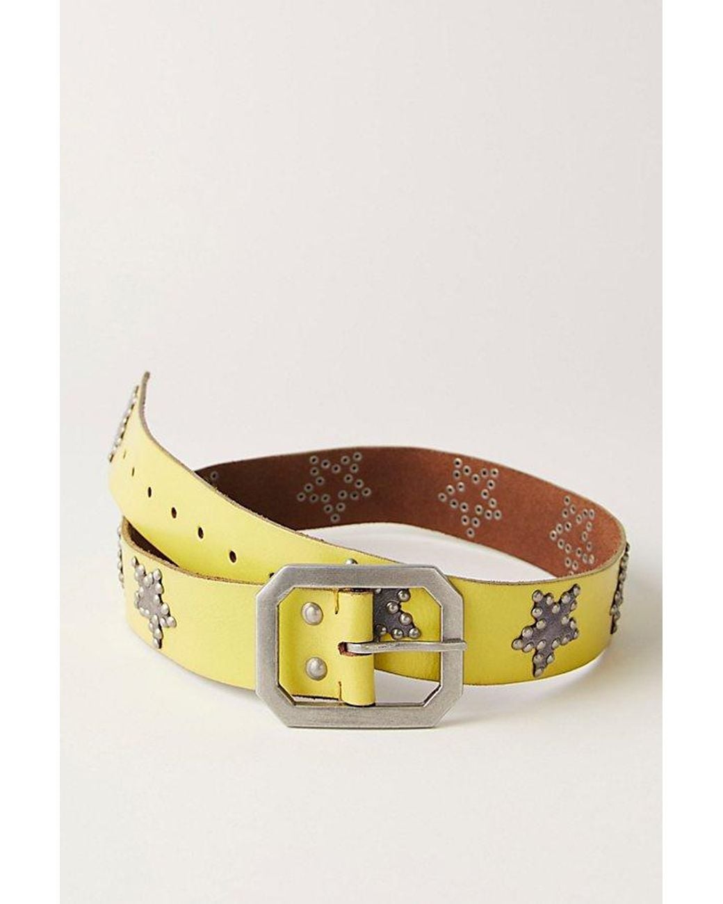 Free People Blue Starcrossed Studded Belt