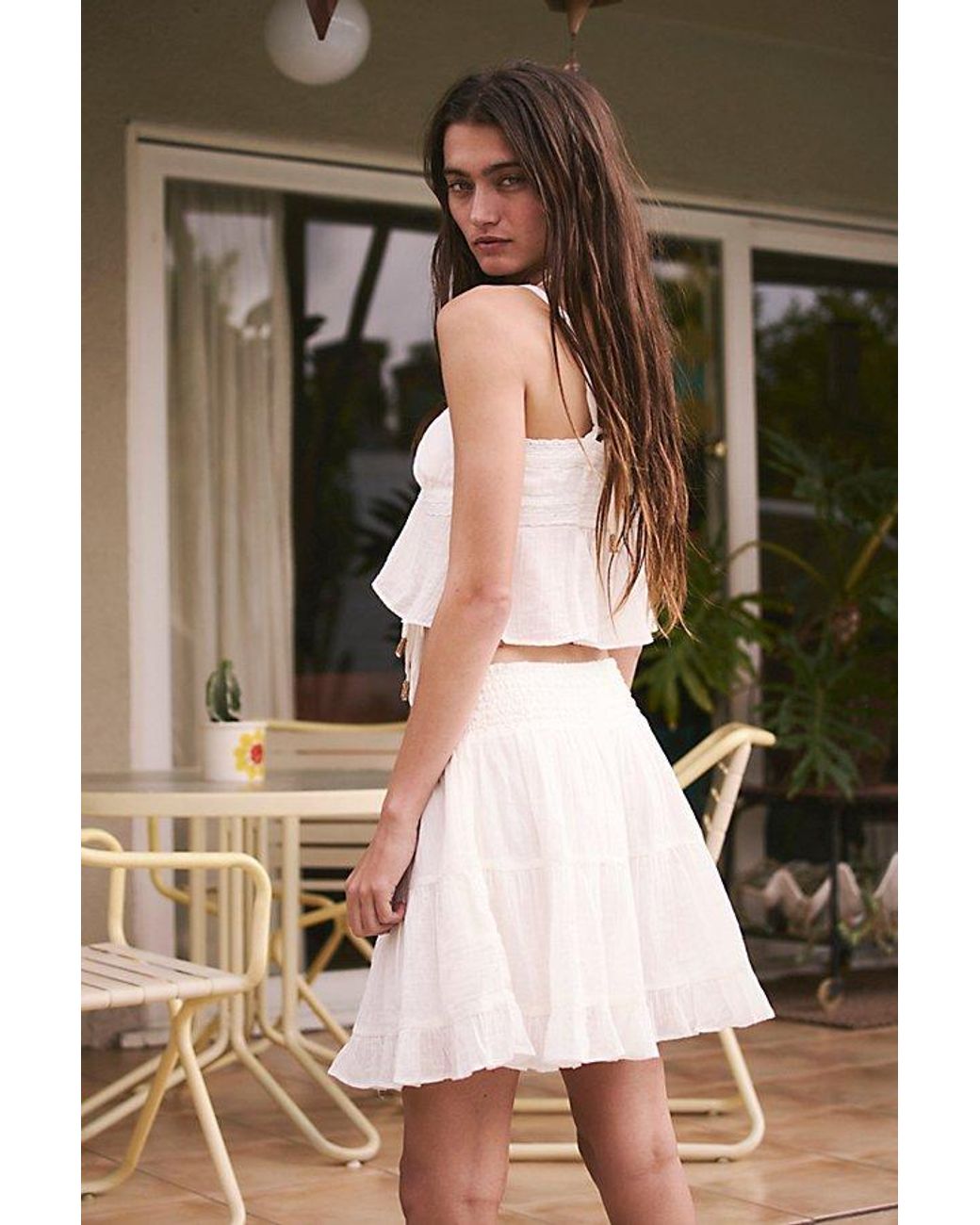 free-est White Zaria Co-ord