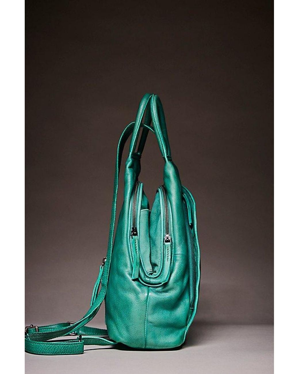 Free People Green Soho Convertible Sling Bag