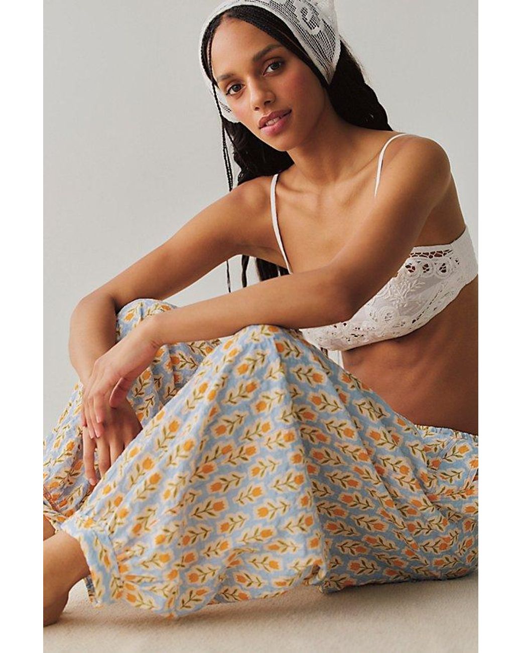 Free People Natural On Repeat Pyjama Trousers By