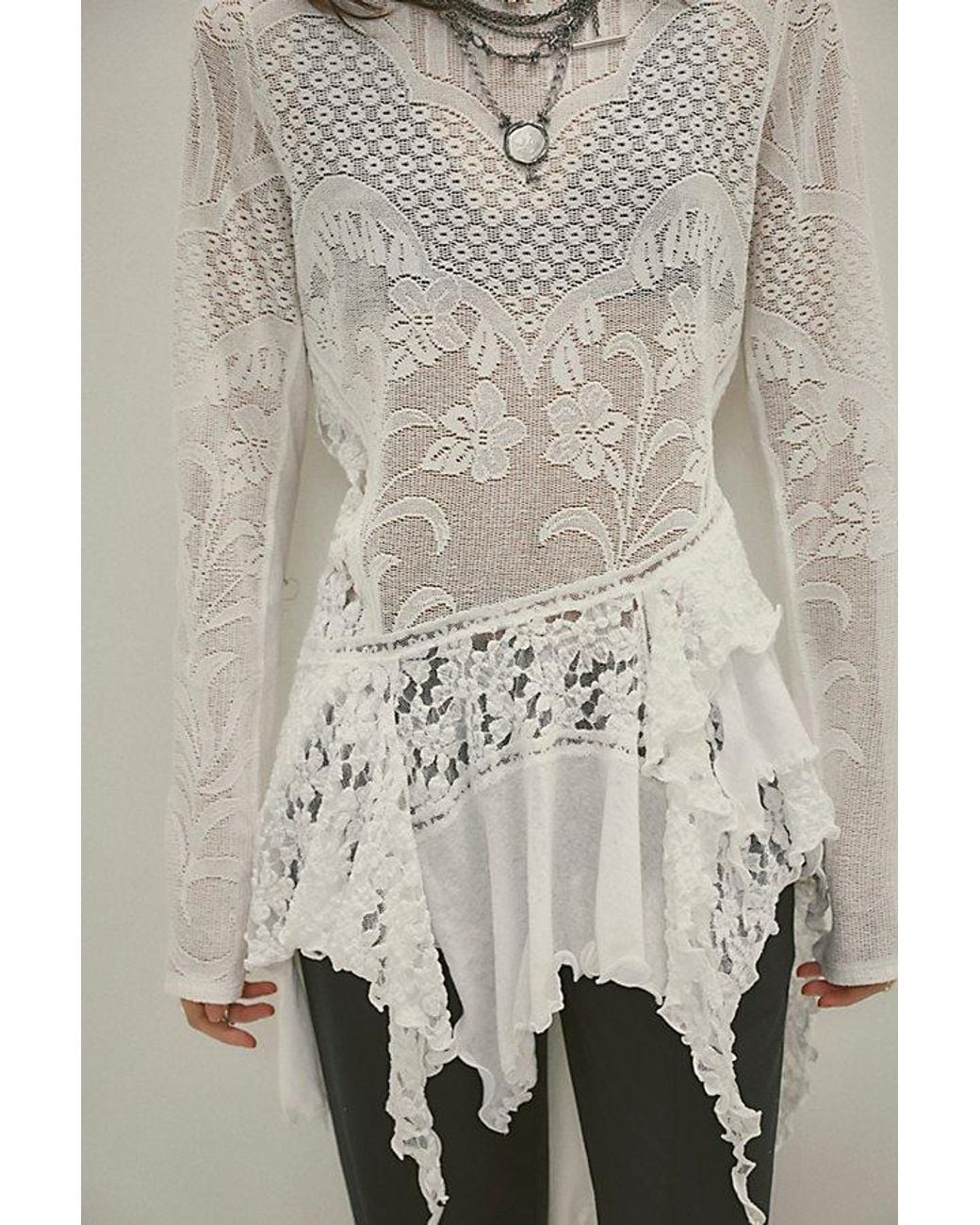 Free People Natural Alesia Maxi Top