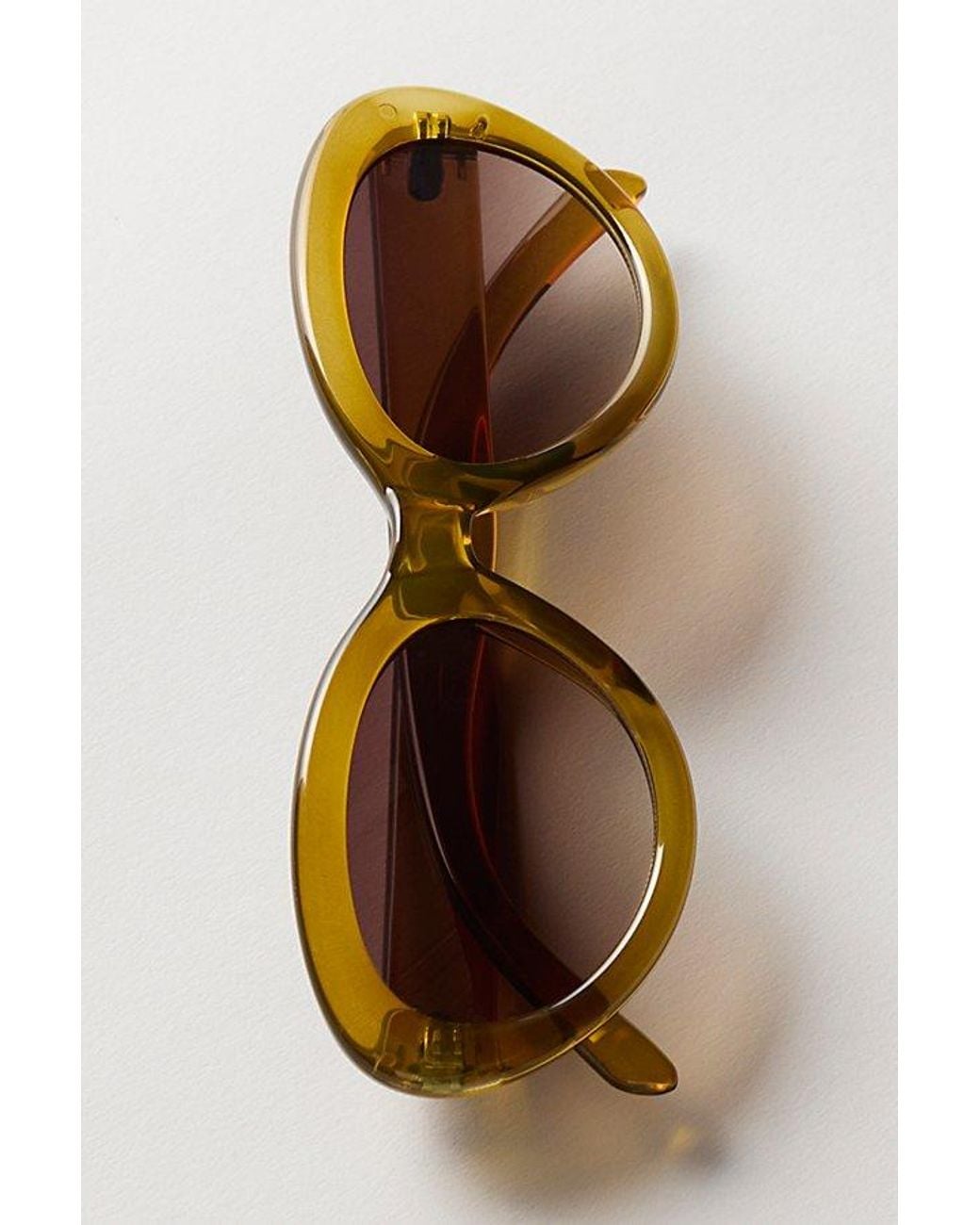 Free People Multicolor Birdie Cat Eye Sunglasses