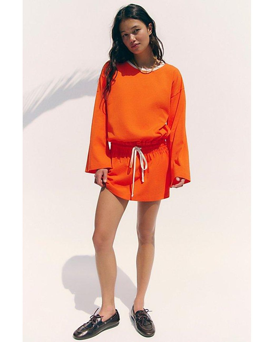 free-est Orange Willa Mini Dress By