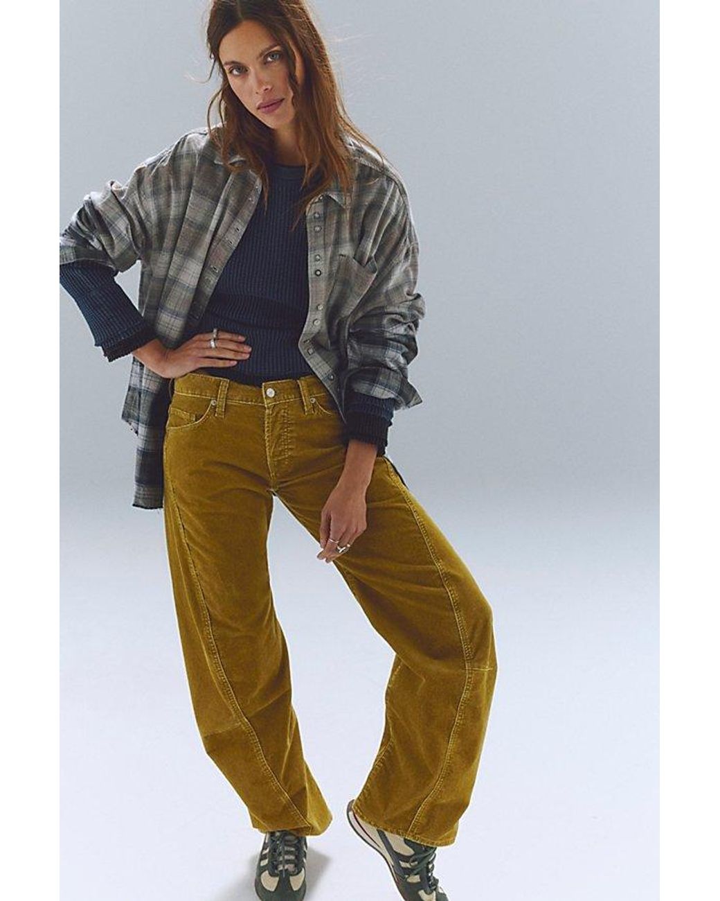 Free People Blue We The Free Fable Washed Cord Twisted Jeans
