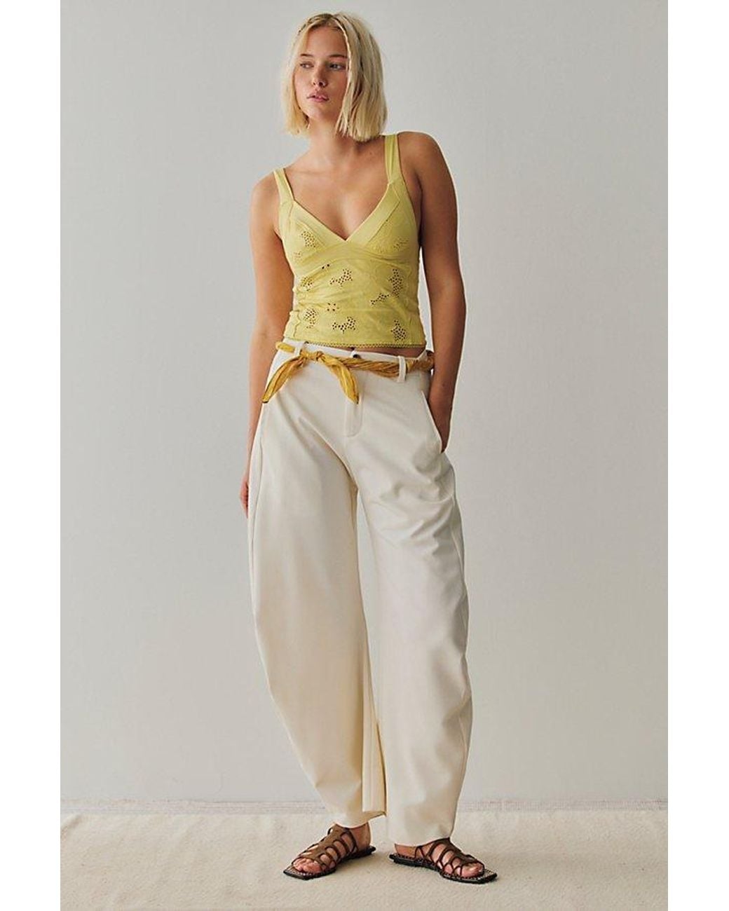 Intimately By Free People Green Ever Afternoon Triangle Cami By