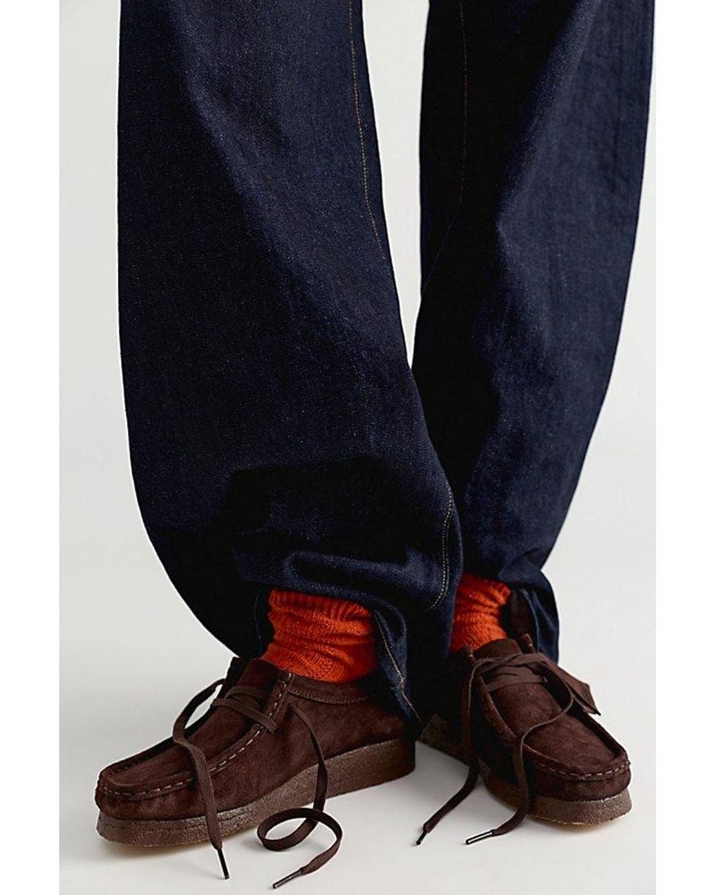 Clarks Blue Wallabees