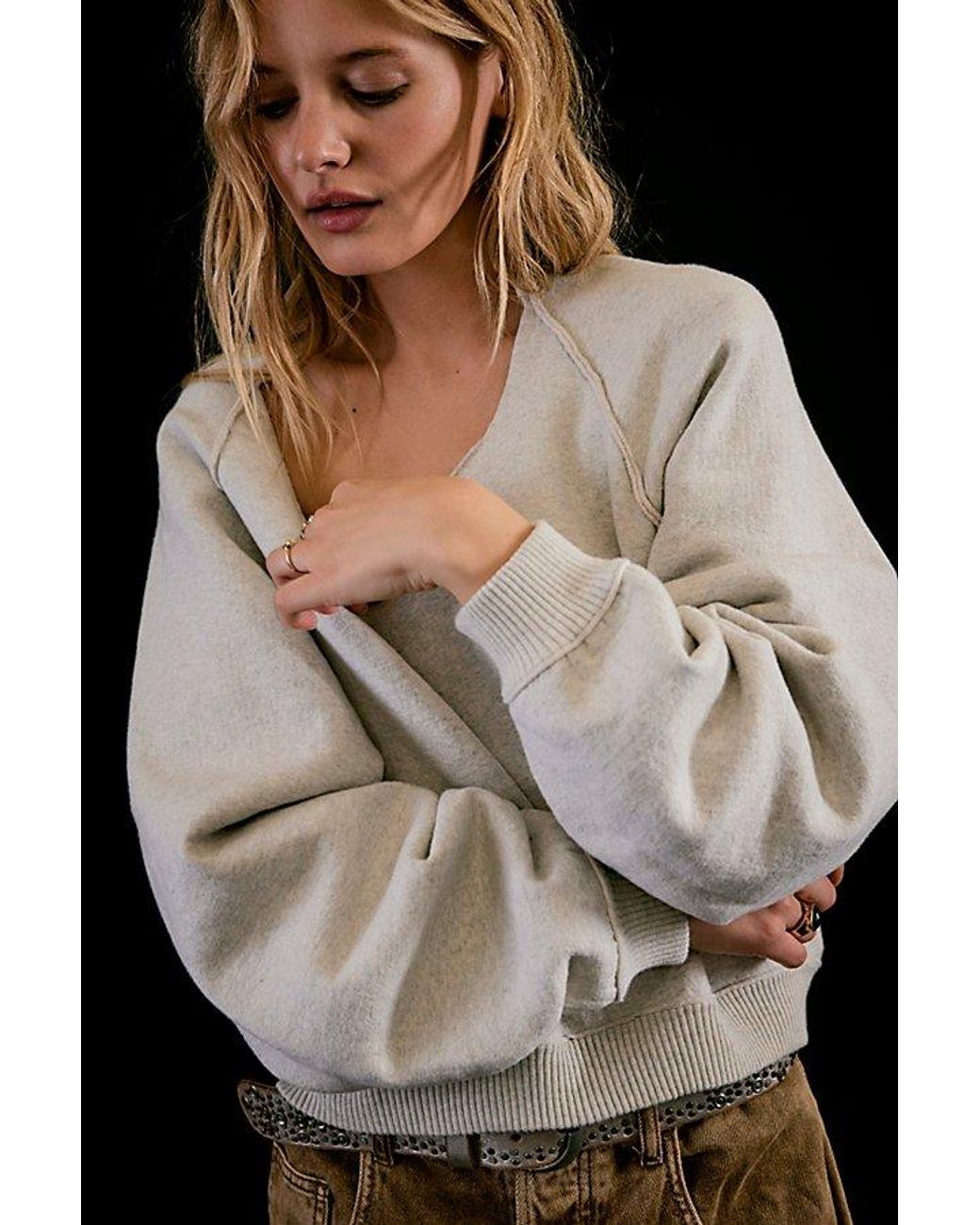 Free People - freepeople ニット FREE PEOPLE CableKnit CHANGING TIDES Pullover Sweater