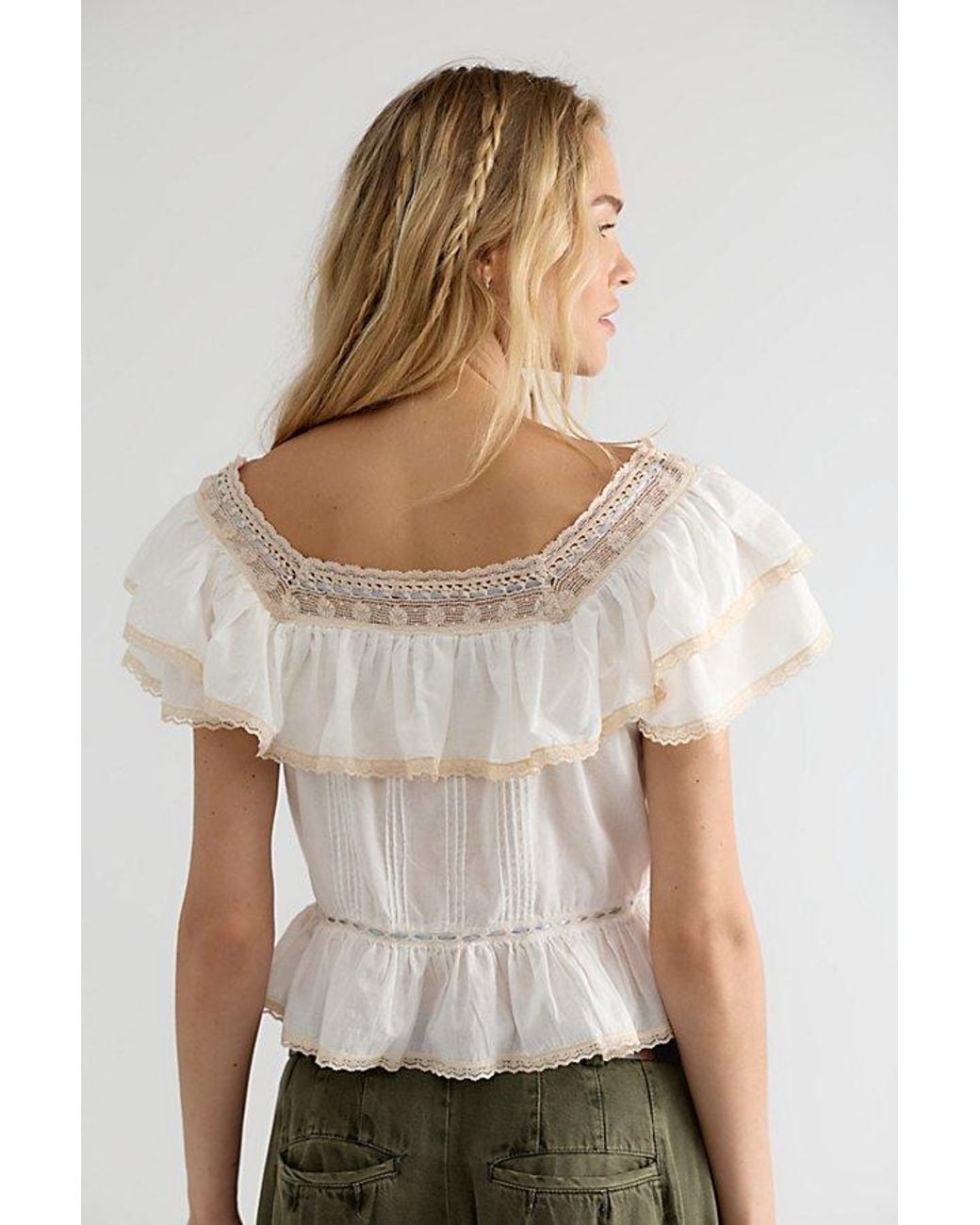 Rixo Brown Melisa Top