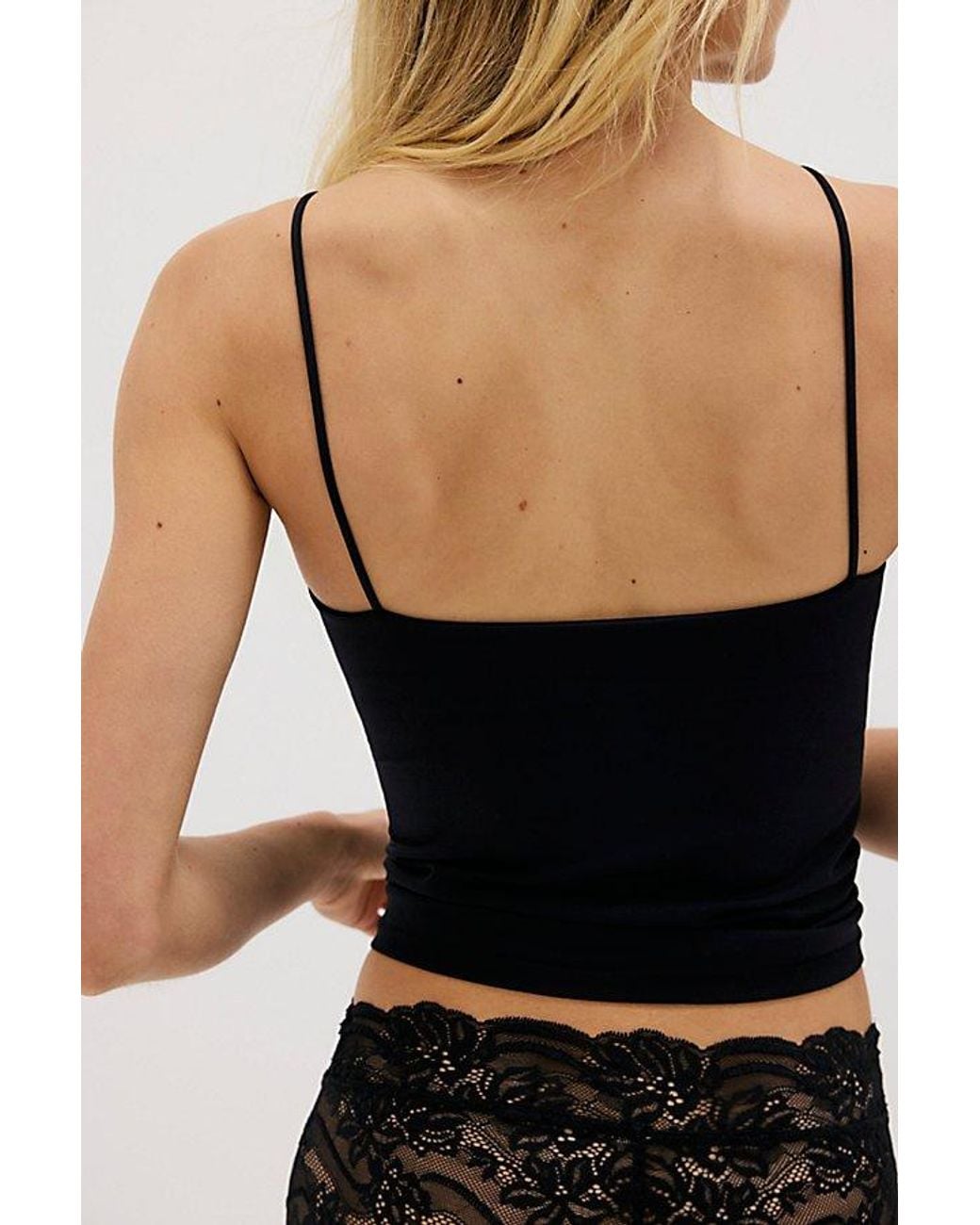 Intimately By Free People Black Round Two Cami By