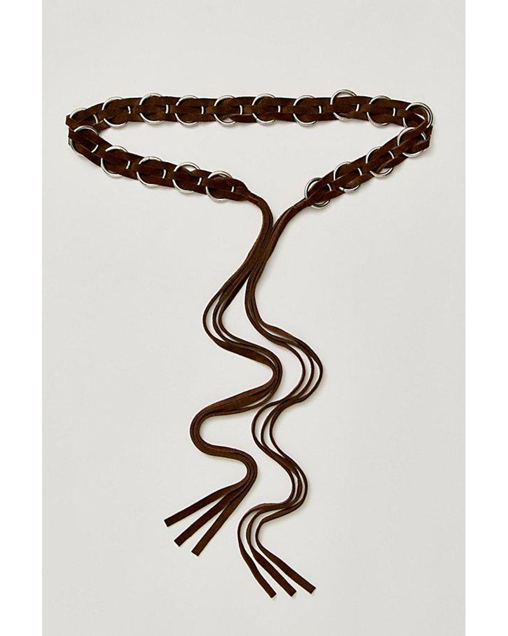 Free People Black Lone Star Wrap Belt