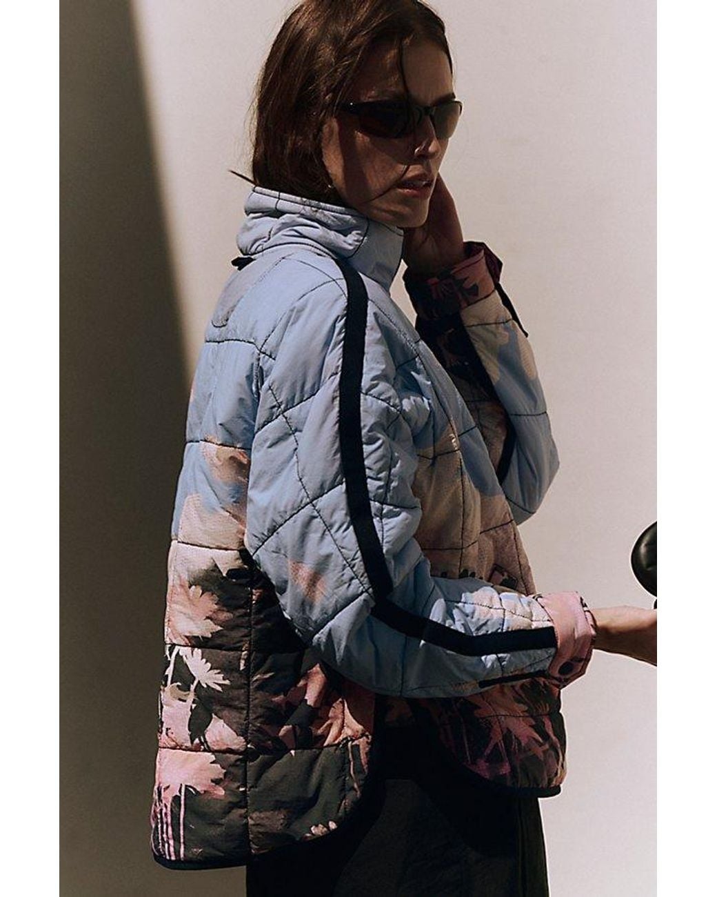 Fp Movement Multicolor Pippa Printed Packable Puffer Jacket