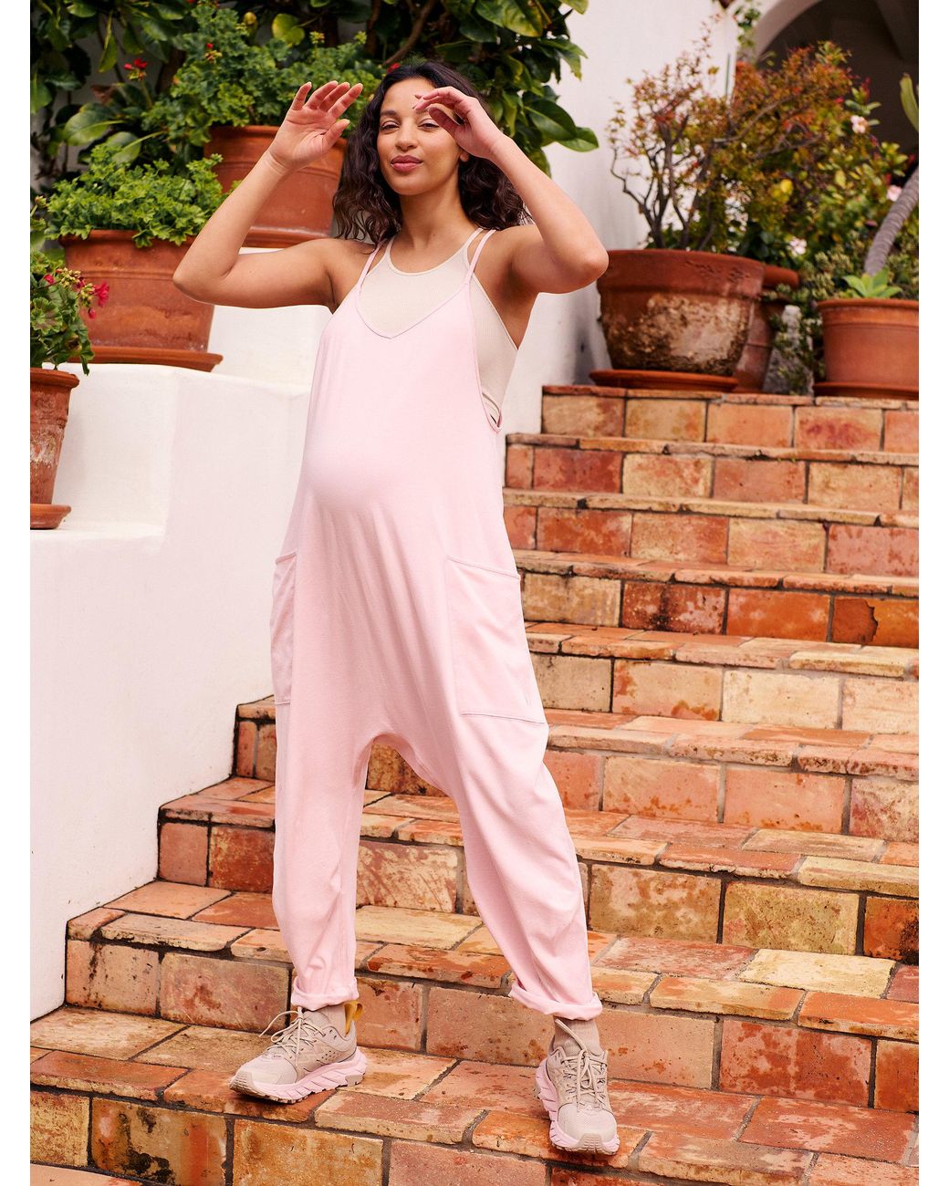 Free People Fp Movement X Hatch Hot Shot Maternity Onesie Lyst