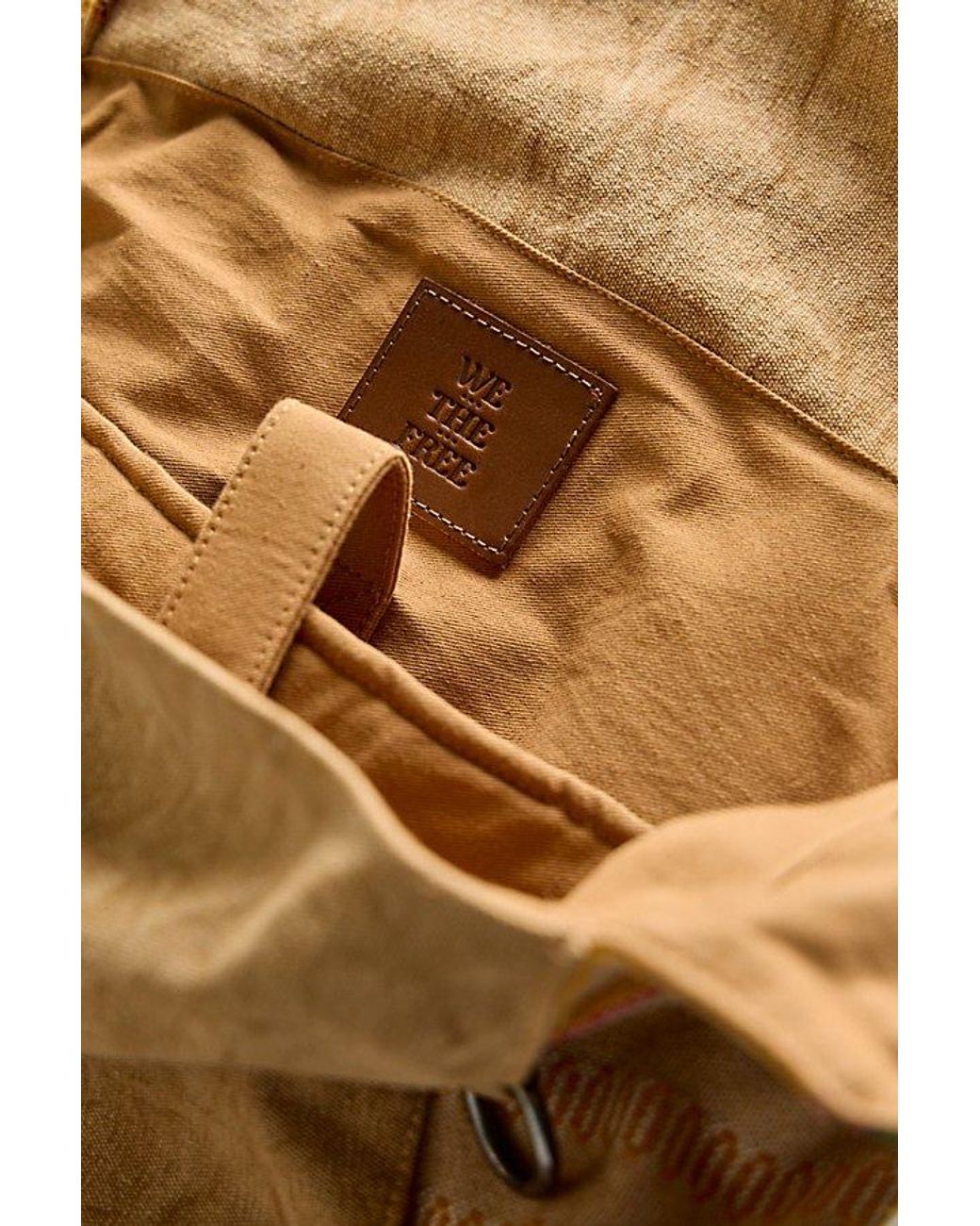 Free People Natural We The Free Patchwork Backpack