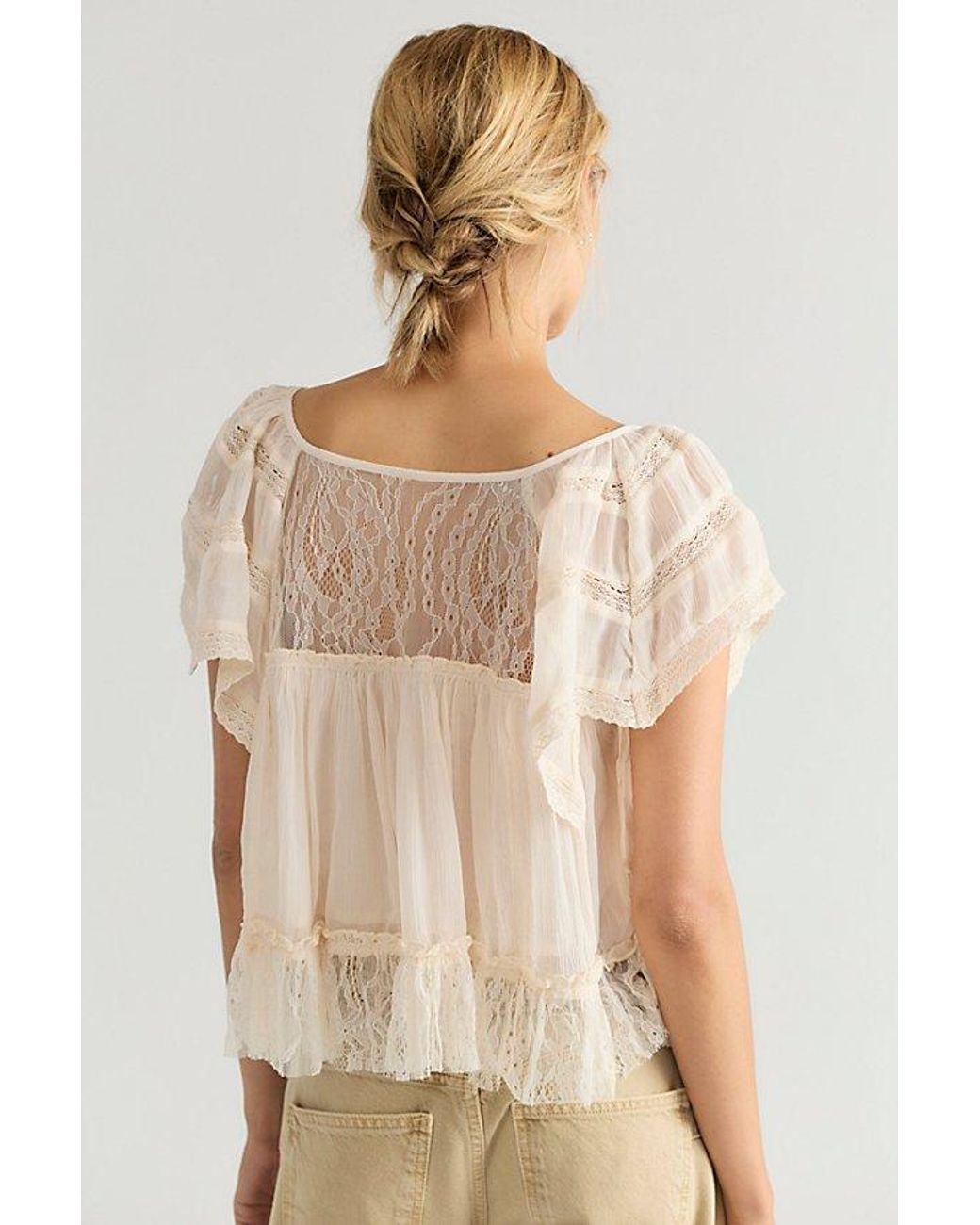 Free People Green Teddy Top