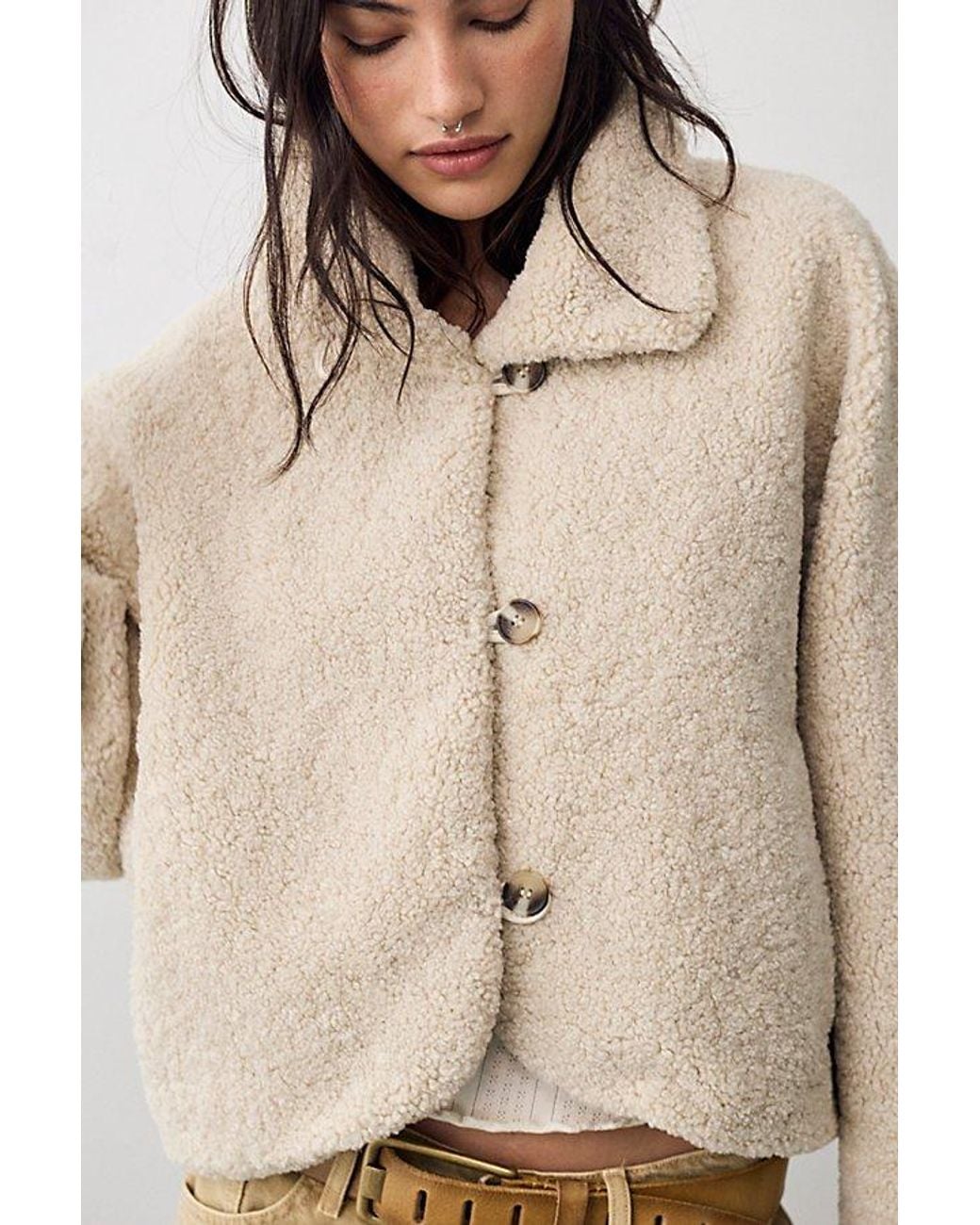 Free People Brown Softest Touch Jacket