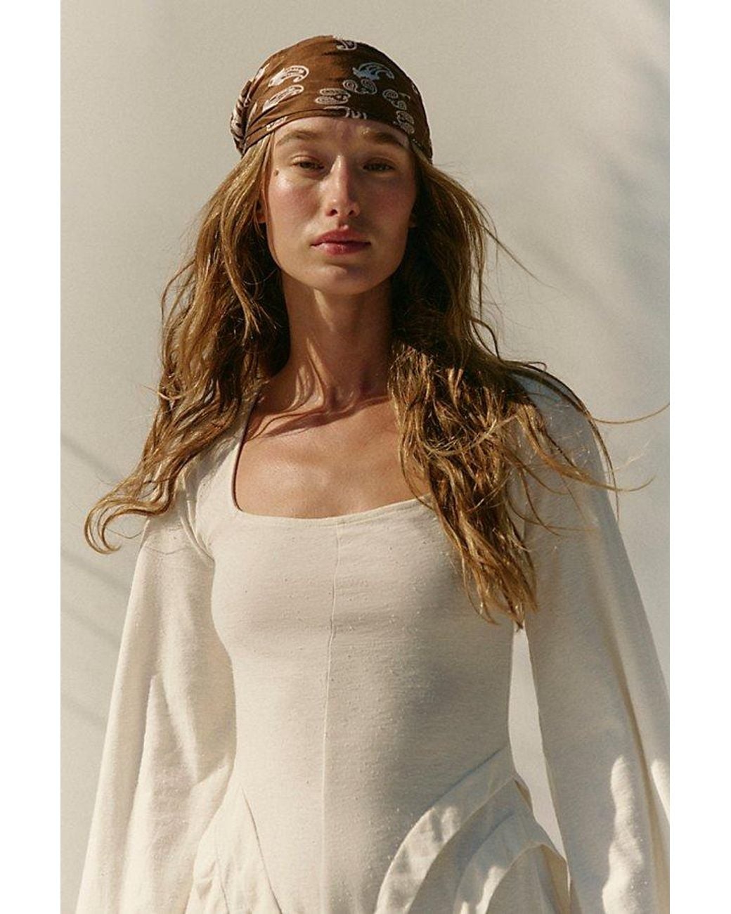 free-est Natural Lumi Mini Dress By